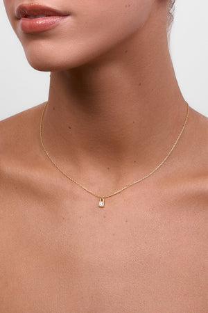 Penny Gold Locket Necklace-Jewellery-Liberte-The Bay Room