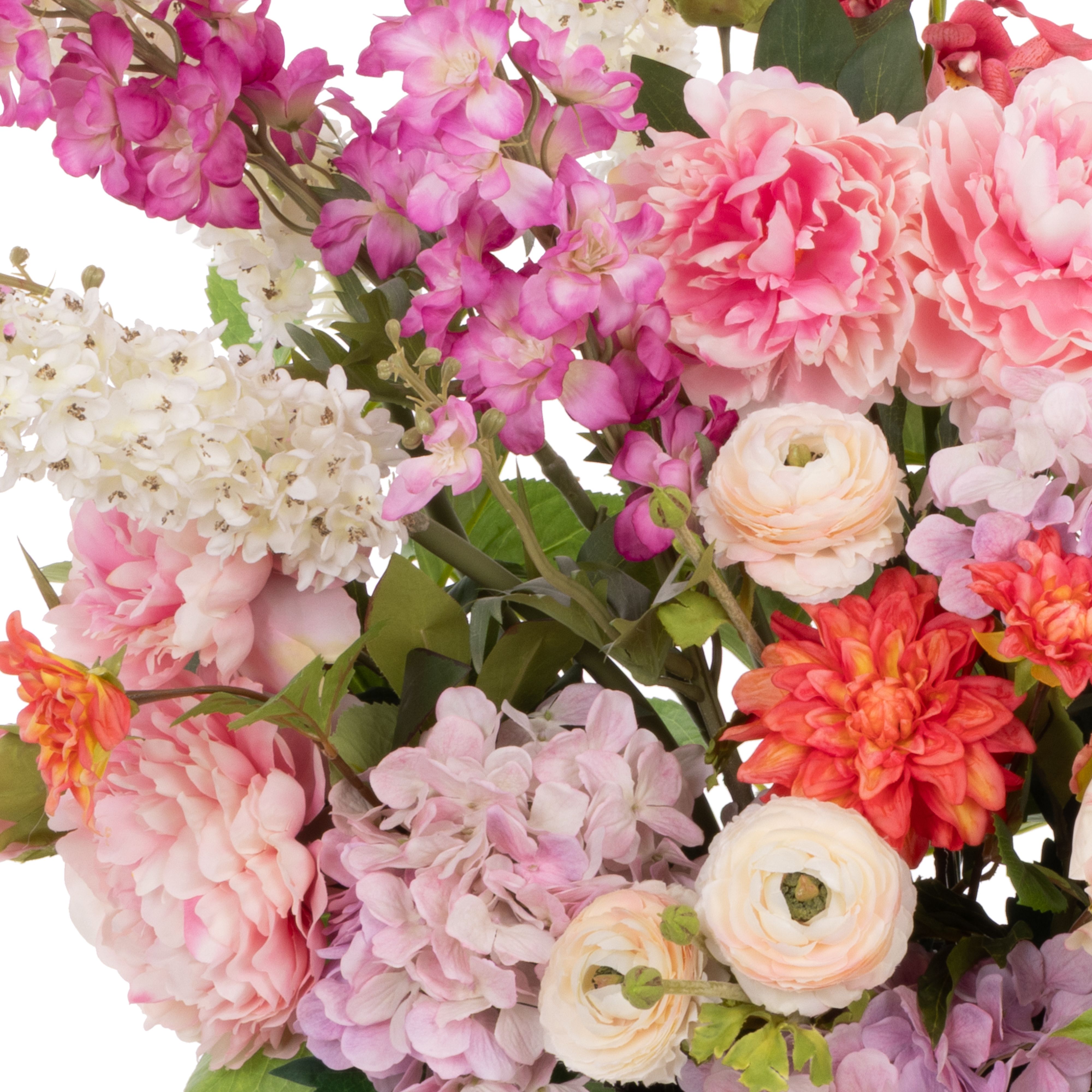 Peony Foxtail Garden Mix Vintage Urn Pink 84x84x118cm-Decor Items-Rogue Home-The Bay Room