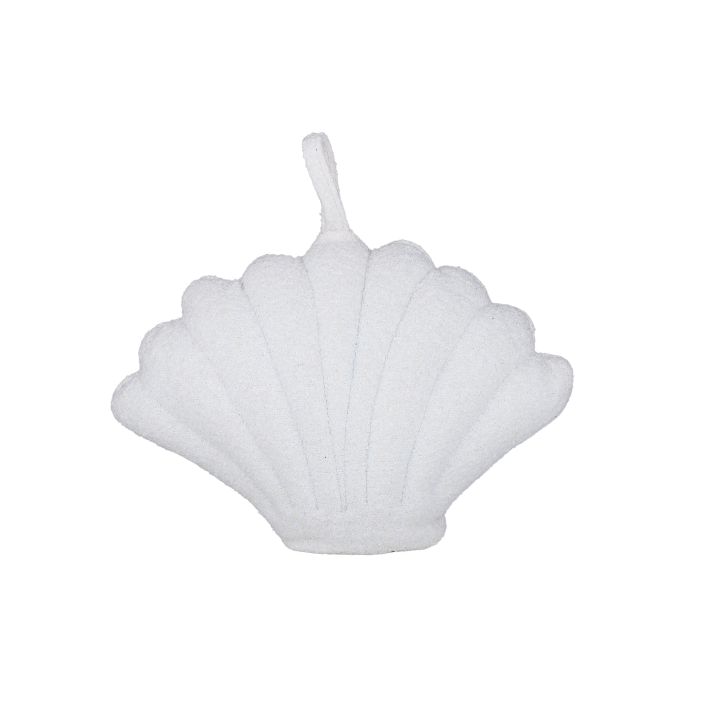 Perla Boucle Door Stop 26x9x18cm Ivory-Decor Items-Coast To Coast Home-The Bay Room