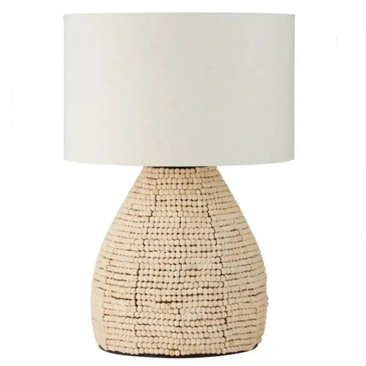 Perline Wood Bead Table Lamp 40x60cm-Lighting-Coast To Coast Home-The Bay Room