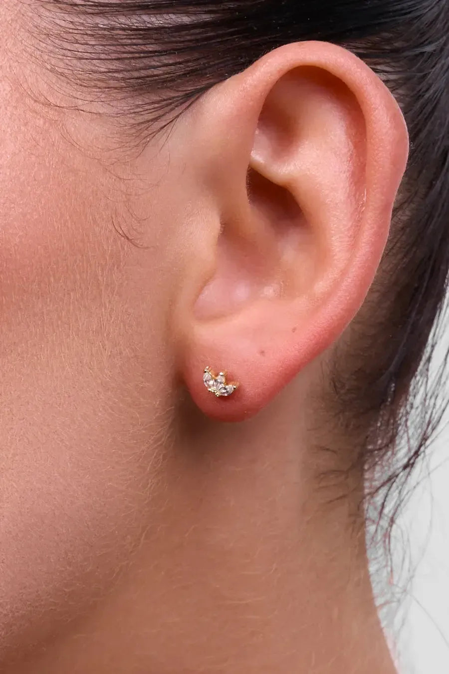 Petite Bud Gold Earring-Jewellery-Liberte-The Bay Room