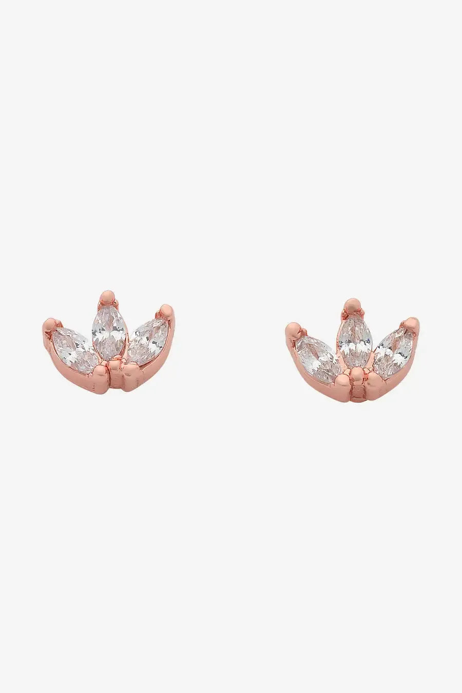 Petite Bud Rose Gold Earring-Jewellery-Liberte-The Bay Room
