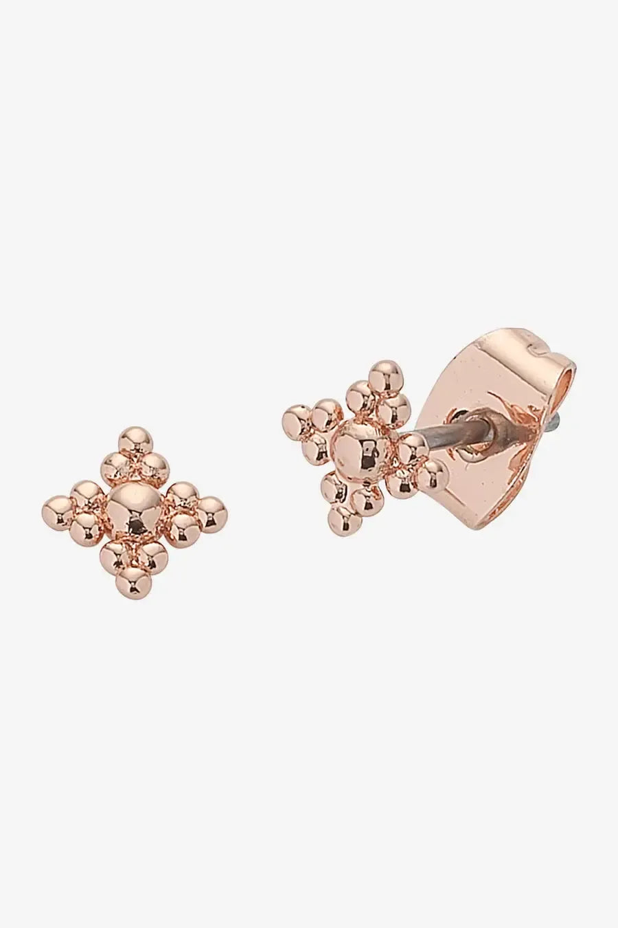 Petite Una Rose Gold Earring-Jewellery-Liberte-The Bay Room