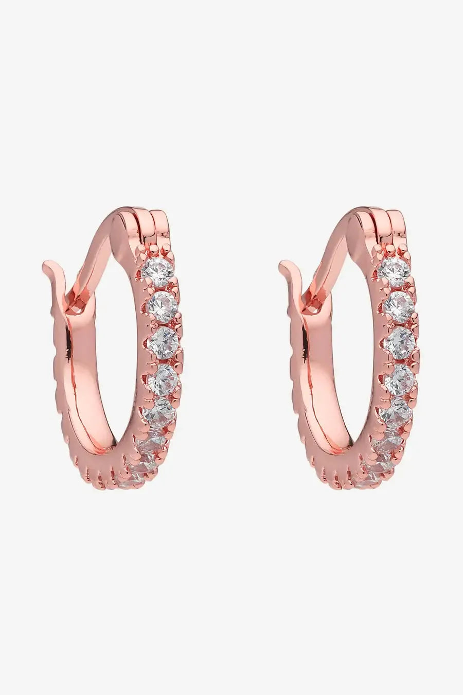 Piccola Dolce Rose Gold Huggie-Jewellery-Liberte-The Bay Room