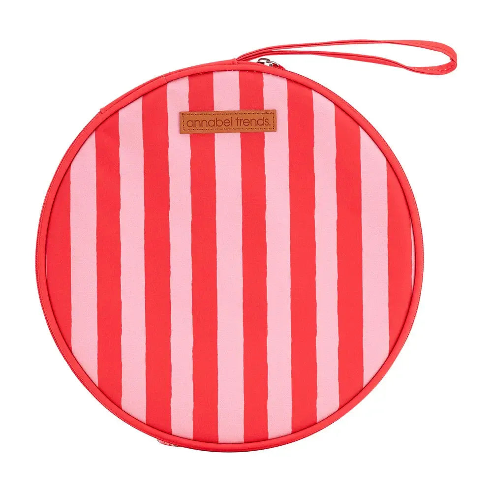 Picnic Round Plate Set - Red Stripe-Travel & Outdoors-Annabel Trends-The Bay Room