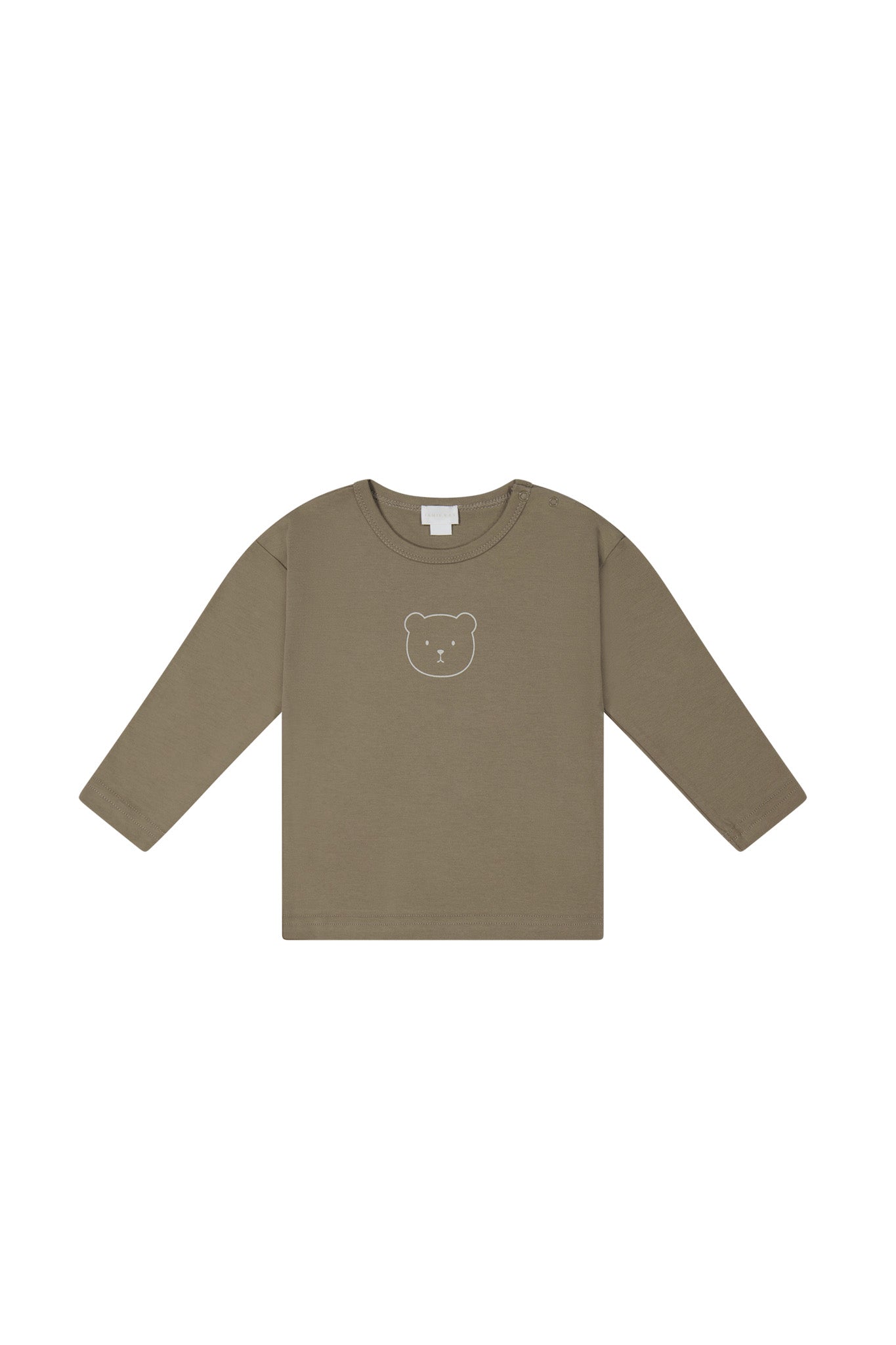 Pima Cotton Arnold Long Sleeve Top - Sepia-Clothing & Accessories-Jamie Kay-The Bay Room