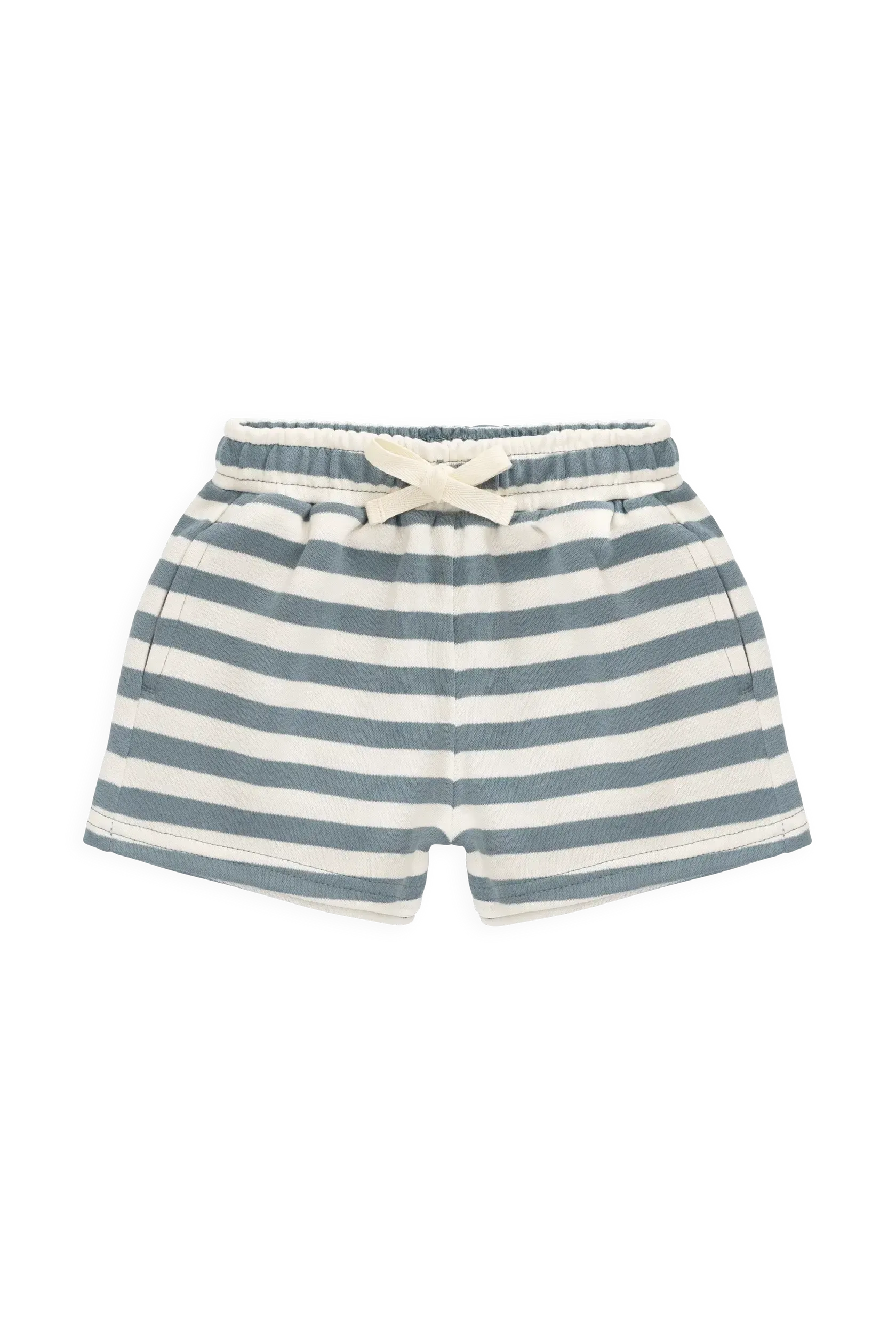 Pima Cotton Edward Short - Essential Stripe Cloud/Honolulu-Clothing & Accessories-Jamie Kay-The Bay Room