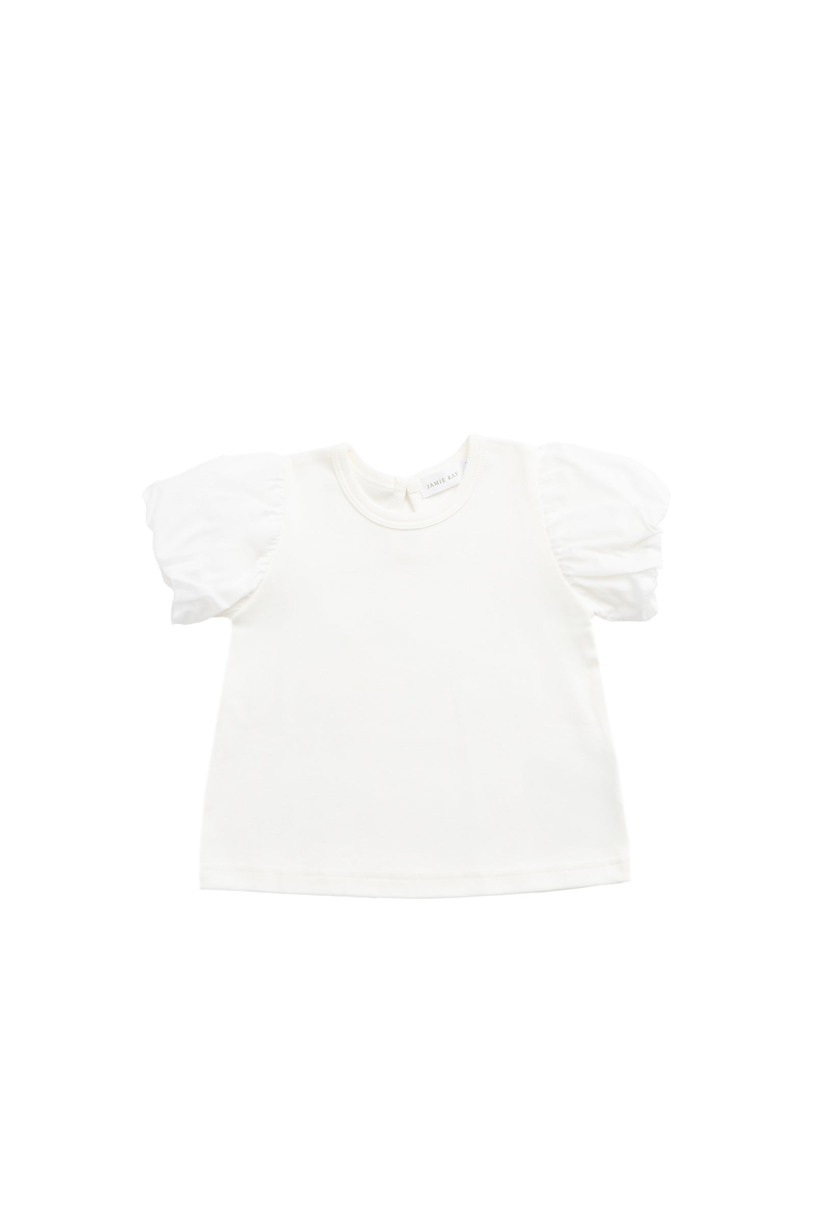 Pima Cotton Myla Top - Parchment-Clothing & Accessories-Jamie Kay-The Bay Room
