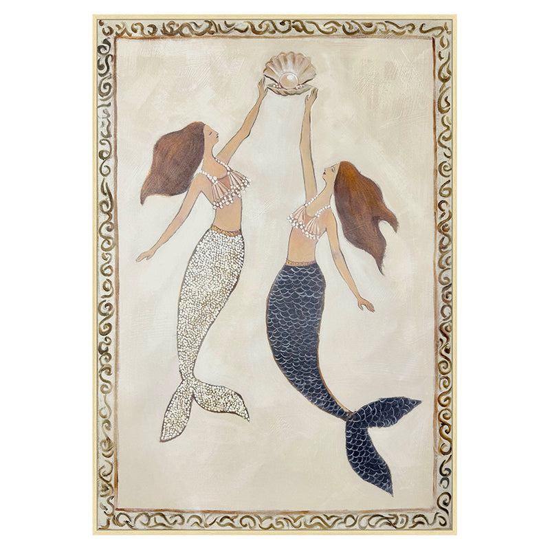 Pomona Natural Frame Oil Painting 70x100cm-Wall Decor-Coast To Coast Home-The Bay Room