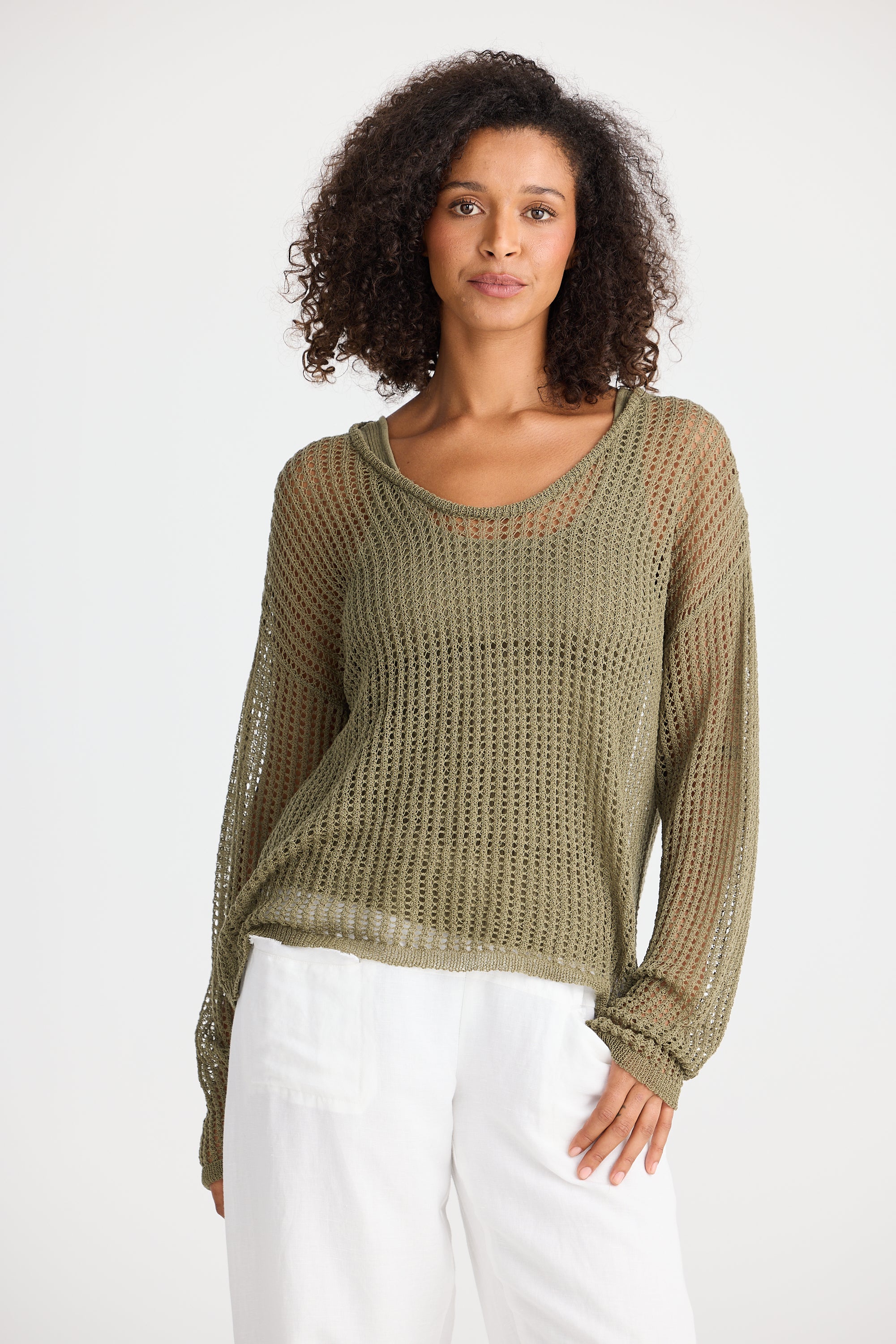 Pontif Knit Set - Khaki-Tops-The Shanty Corporation-The Bay Room