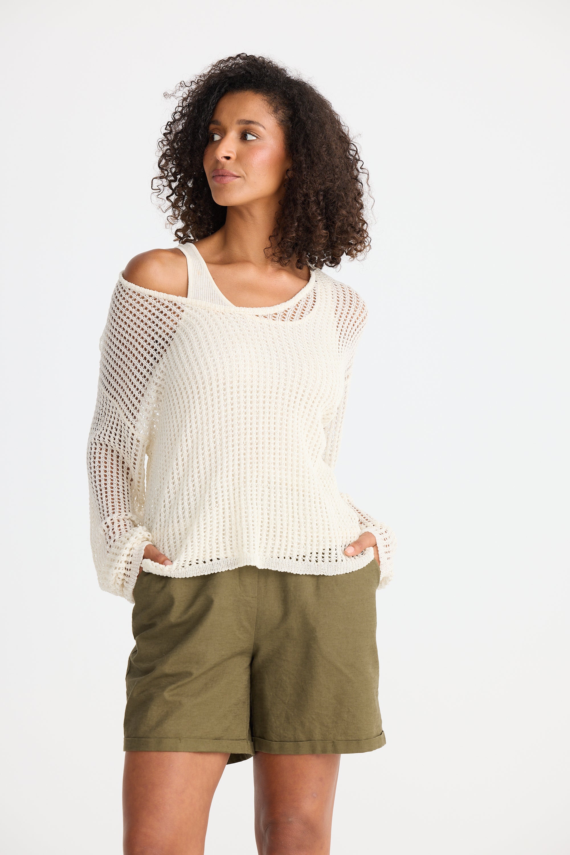 Pontif Knit Set - Natural-Tops-The Shanty Corporation-The Bay Room