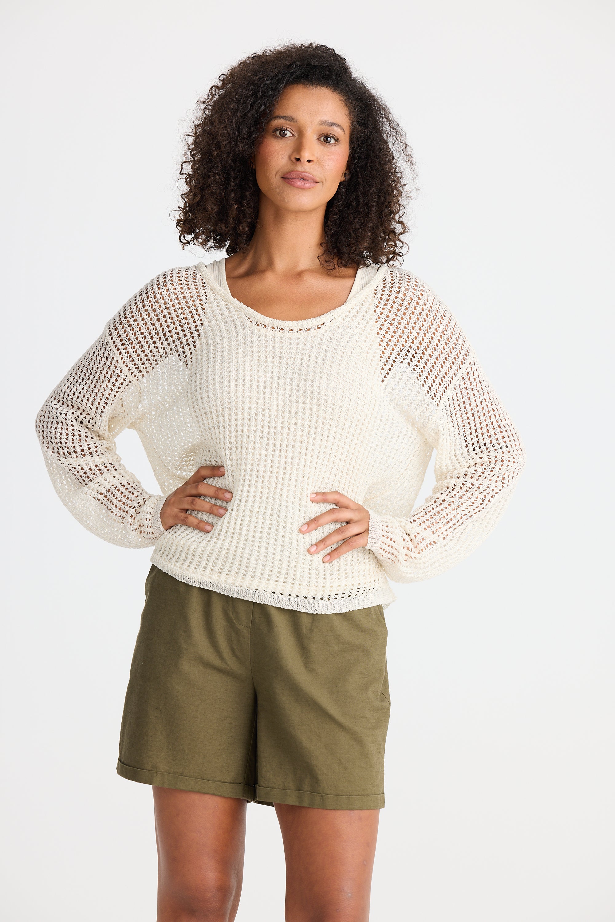 Pontif Knit Set - Natural-Tops-The Shanty Corporation-The Bay Room