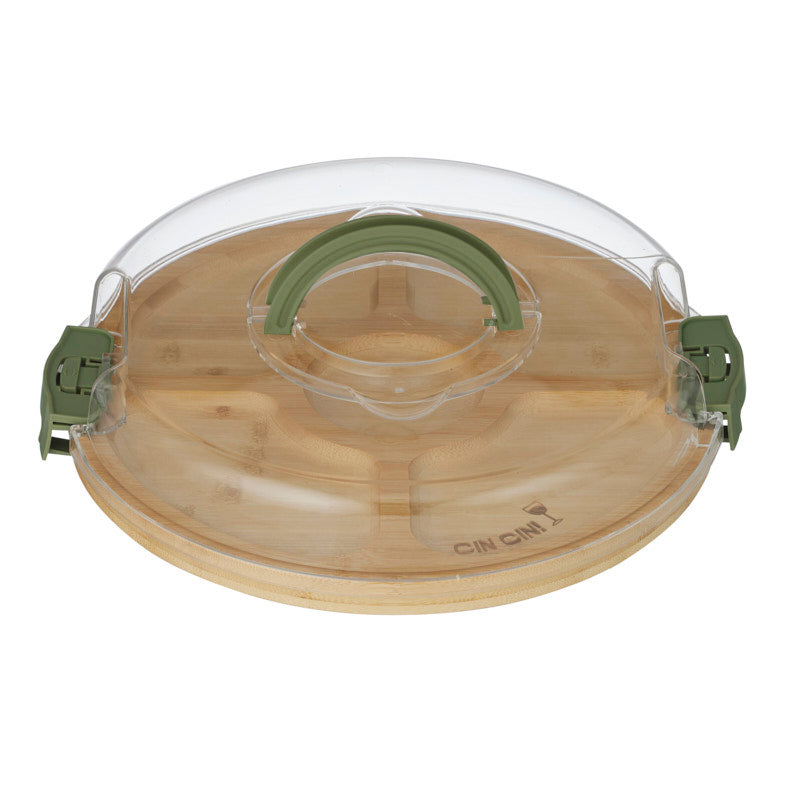 Porta Round Bamboo Party Board 33.5x33cm-Dining & Entertaining-Coast To Coast Home-The Bay Room