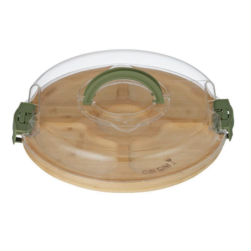 Porta Round Bamboo Party Board 33.5x33cm-Dining & Entertaining-Coast To Coast Home-The Bay Room