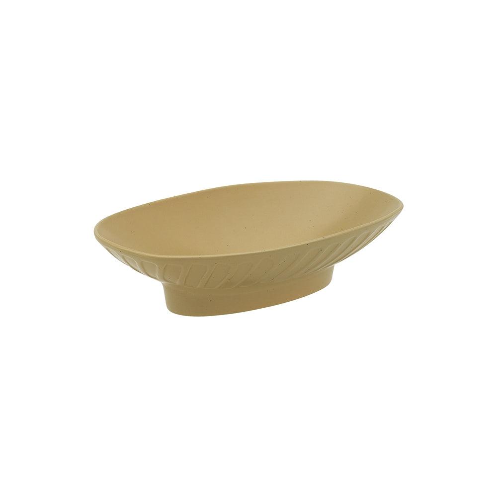 Portsea Oval Footed Dish Ochre-Dining & Entertaining-Ecology-The Bay Room
