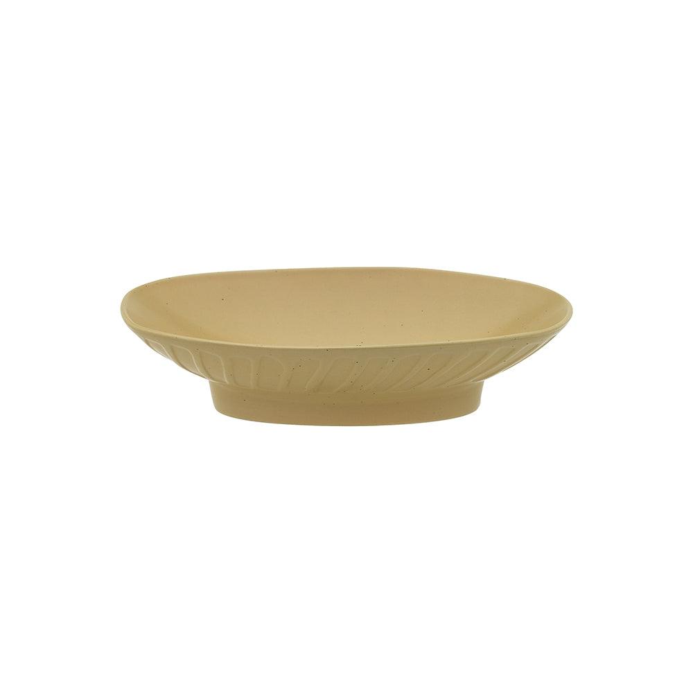 Portsea Oval Footed Dish Ochre-Dining & Entertaining-Ecology-The Bay Room