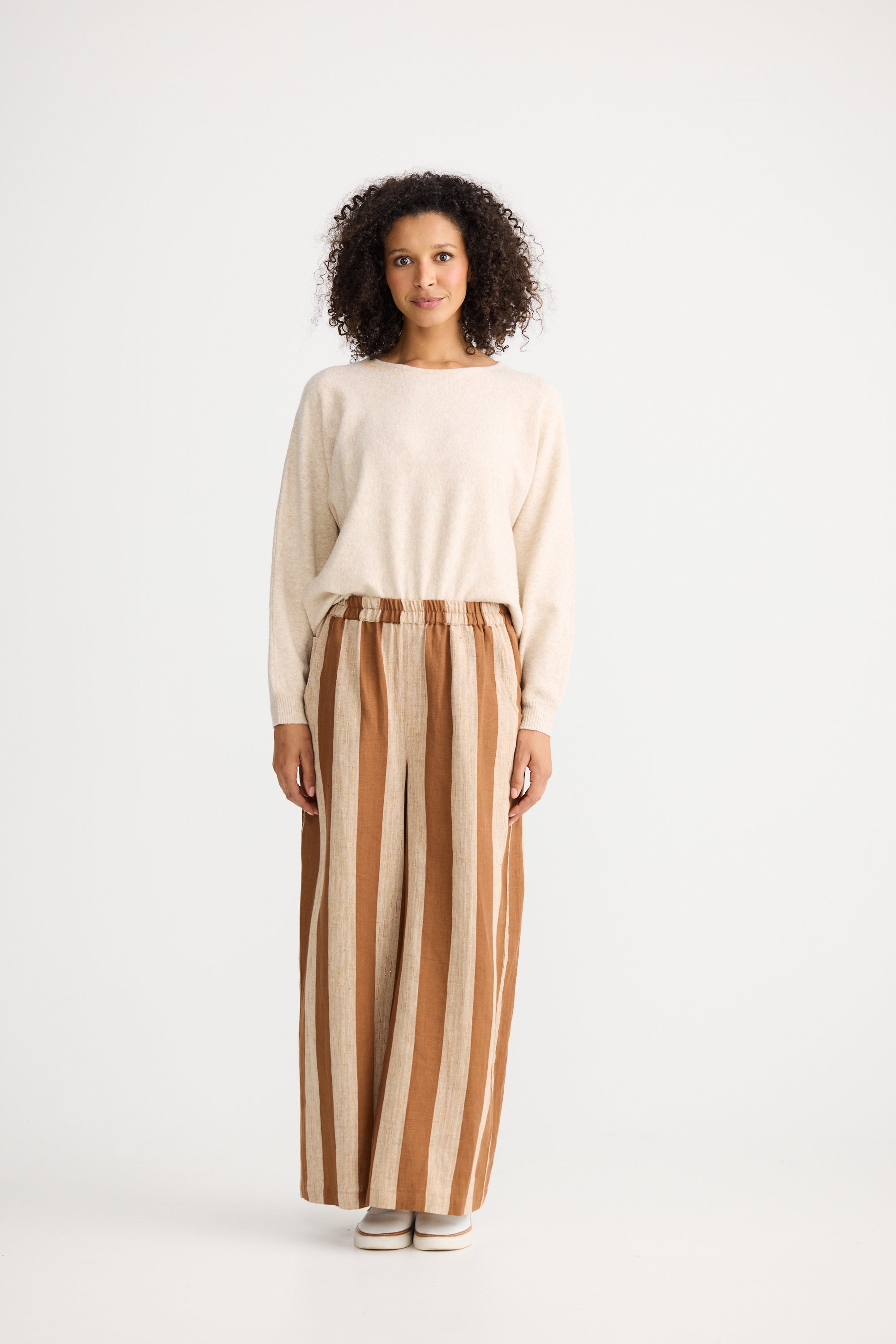 Positano Pant - Sienna Stripe-Pants-The Shanty Corporation-The Bay Room