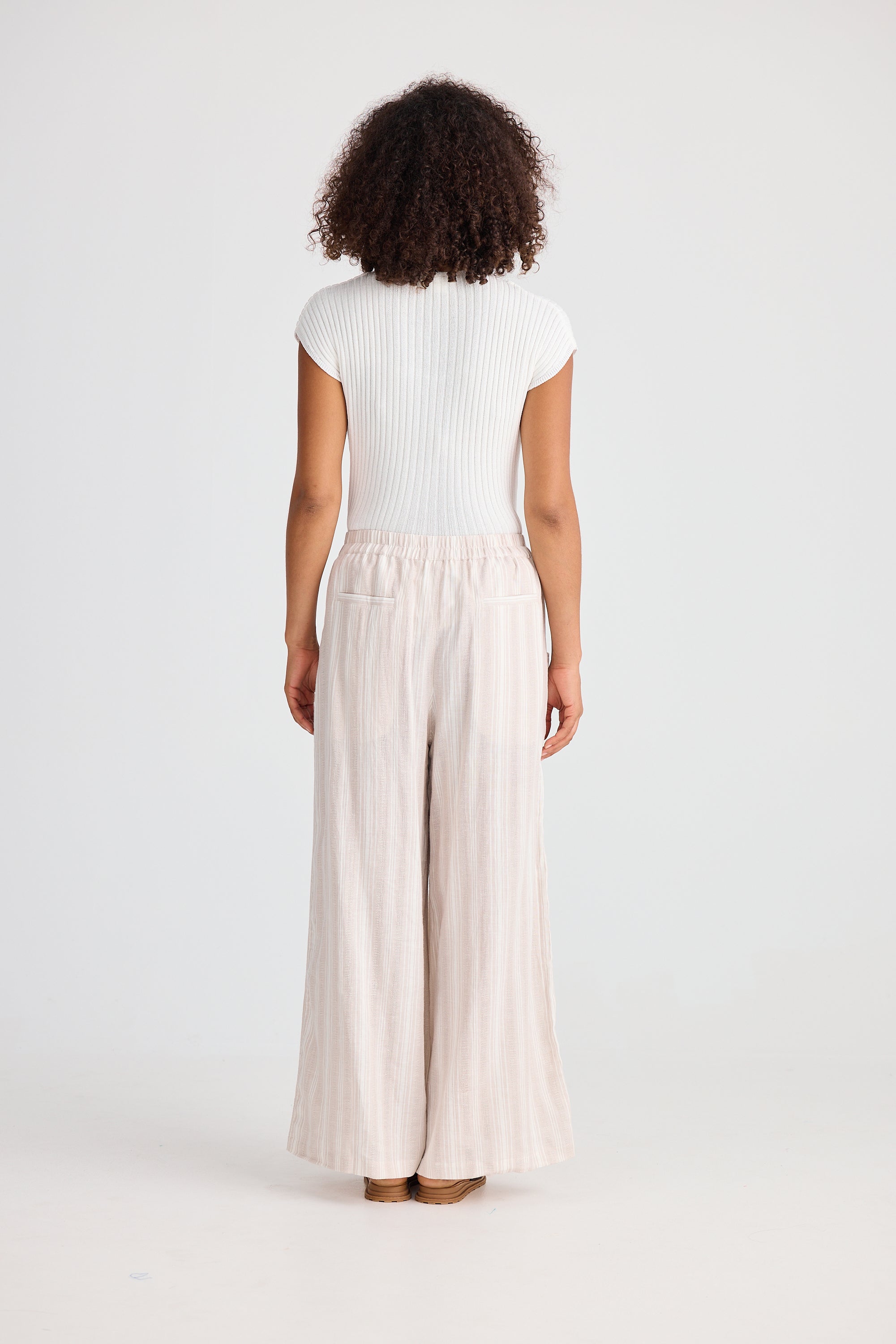 Positano Pant - Tuscan Stripe-Pants-The Shanty Corporation-The Bay Room