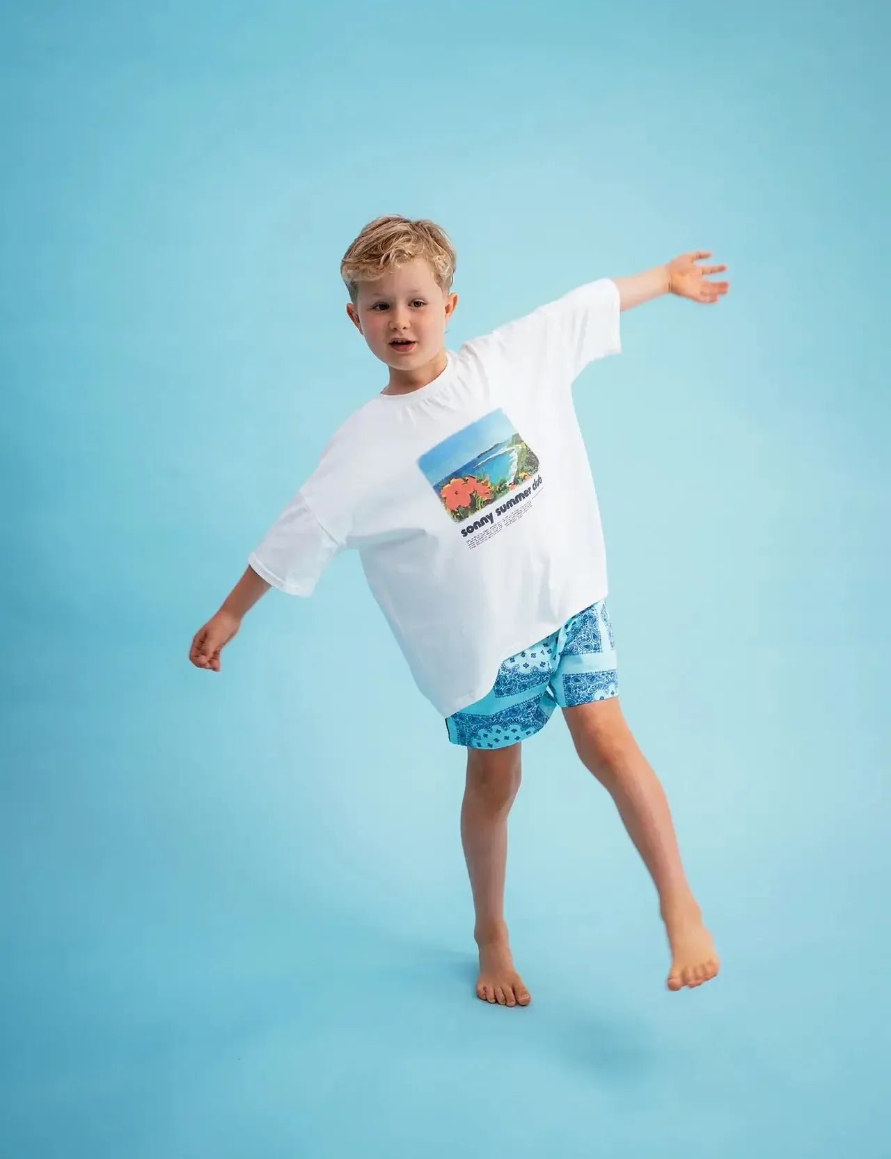 Postcards Tee-Clothing & Accessories-Sonny Label-The Bay Room