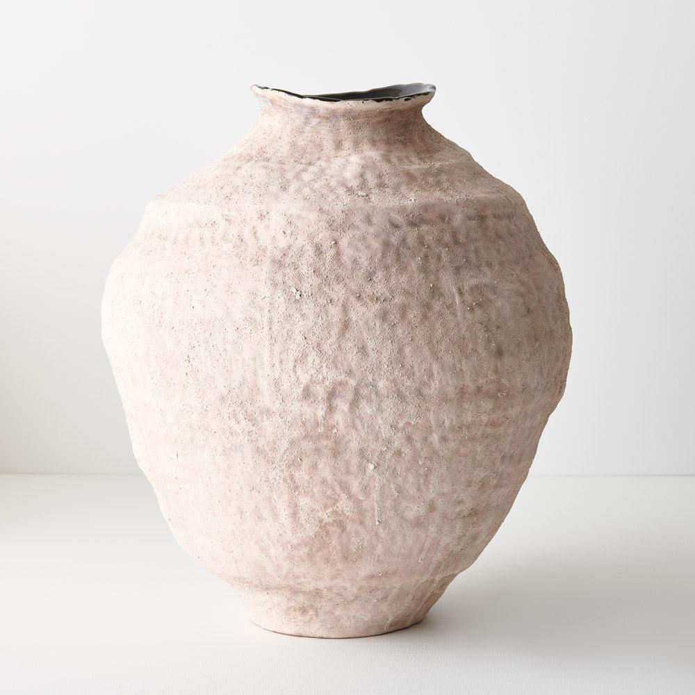 Pot Sierra 38x33cm - Coffee Cream-Pots, Planters & Vases-Floral Interiors-The Bay Room