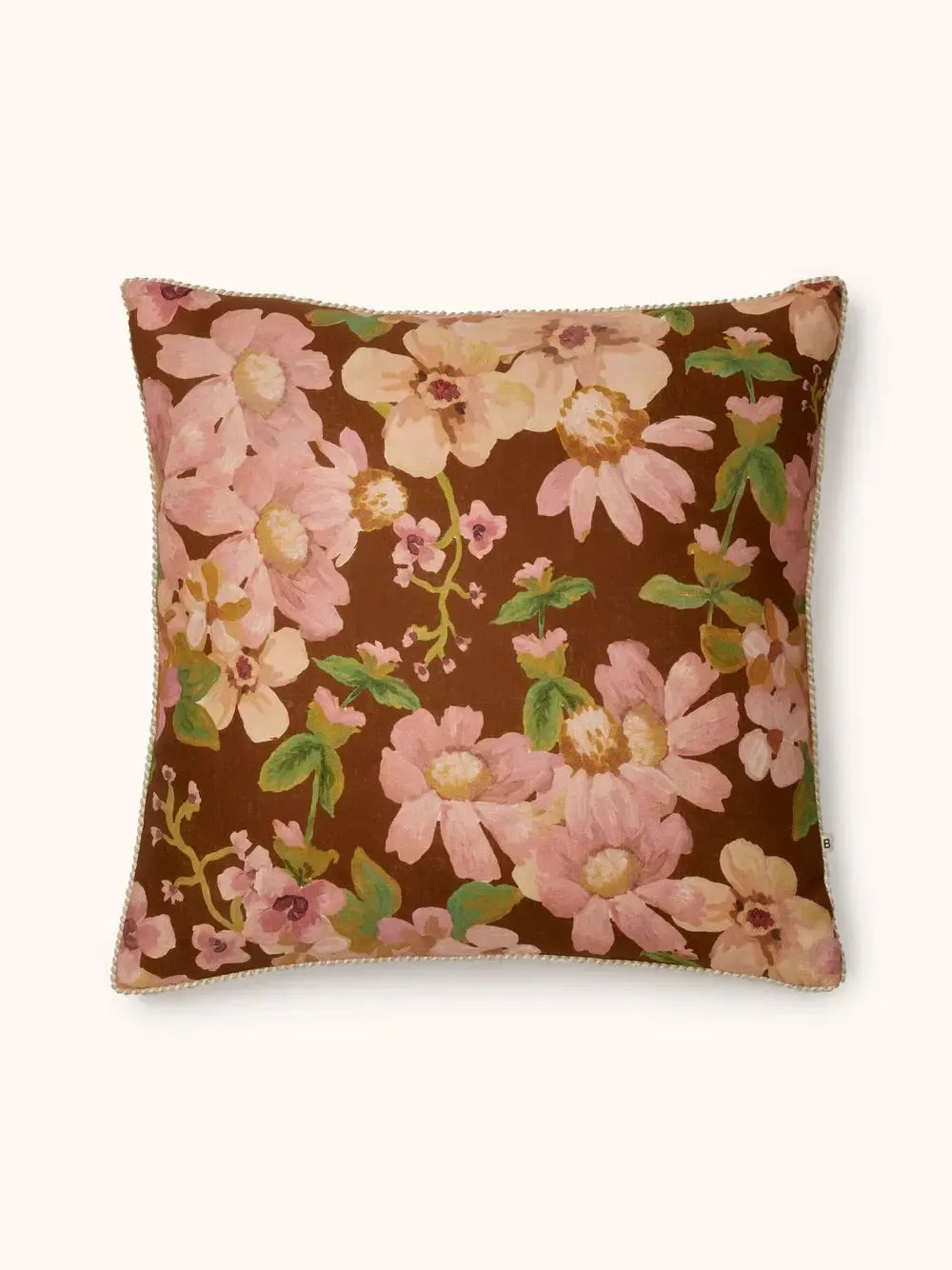 Prairie Cocoa 60cm Cushion-Soft Furnishings-Bonnie & Neil-The Bay Room