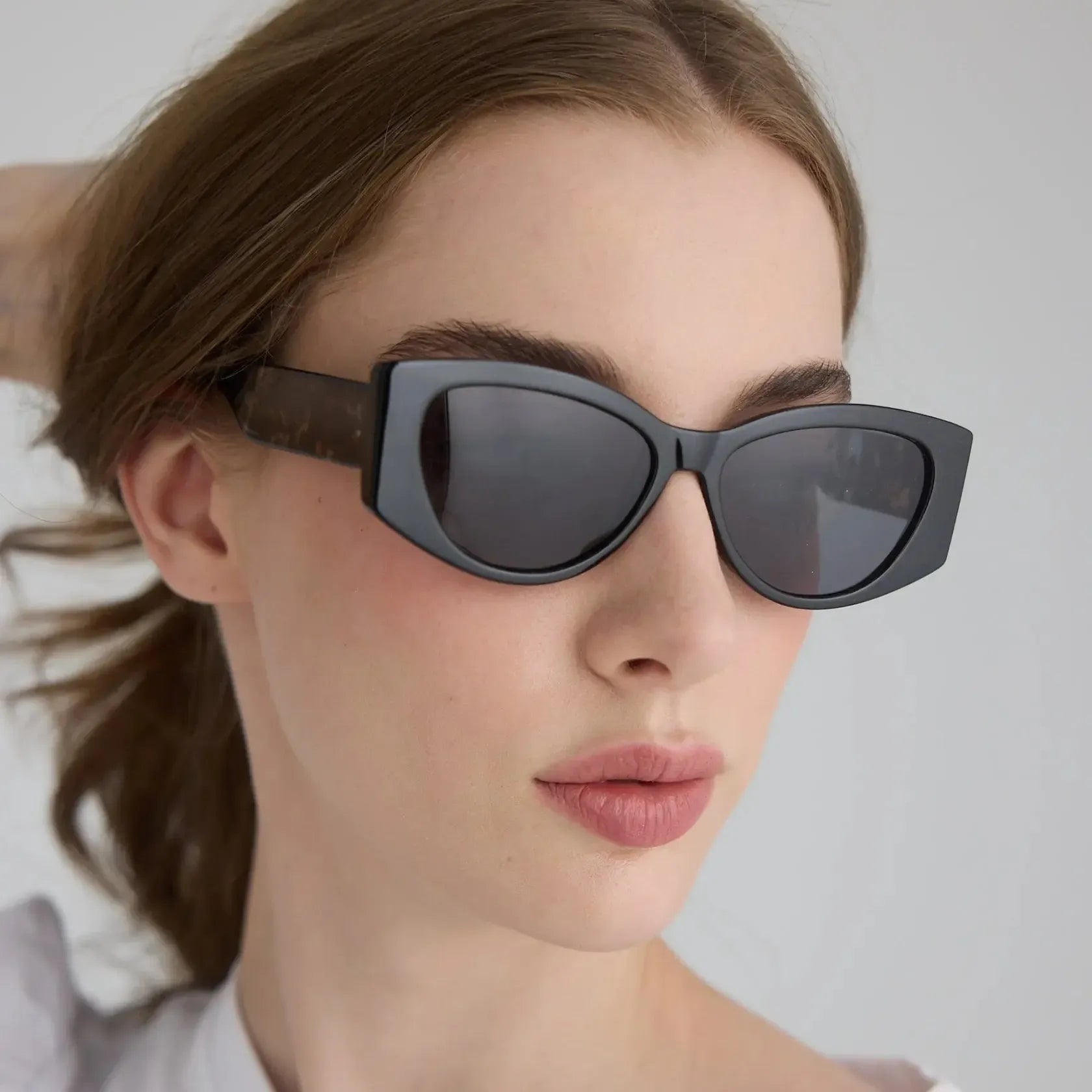 Priscilla Sunglasses - Black-Headwear & Sunglasses-Captivated Soul-The Bay Room