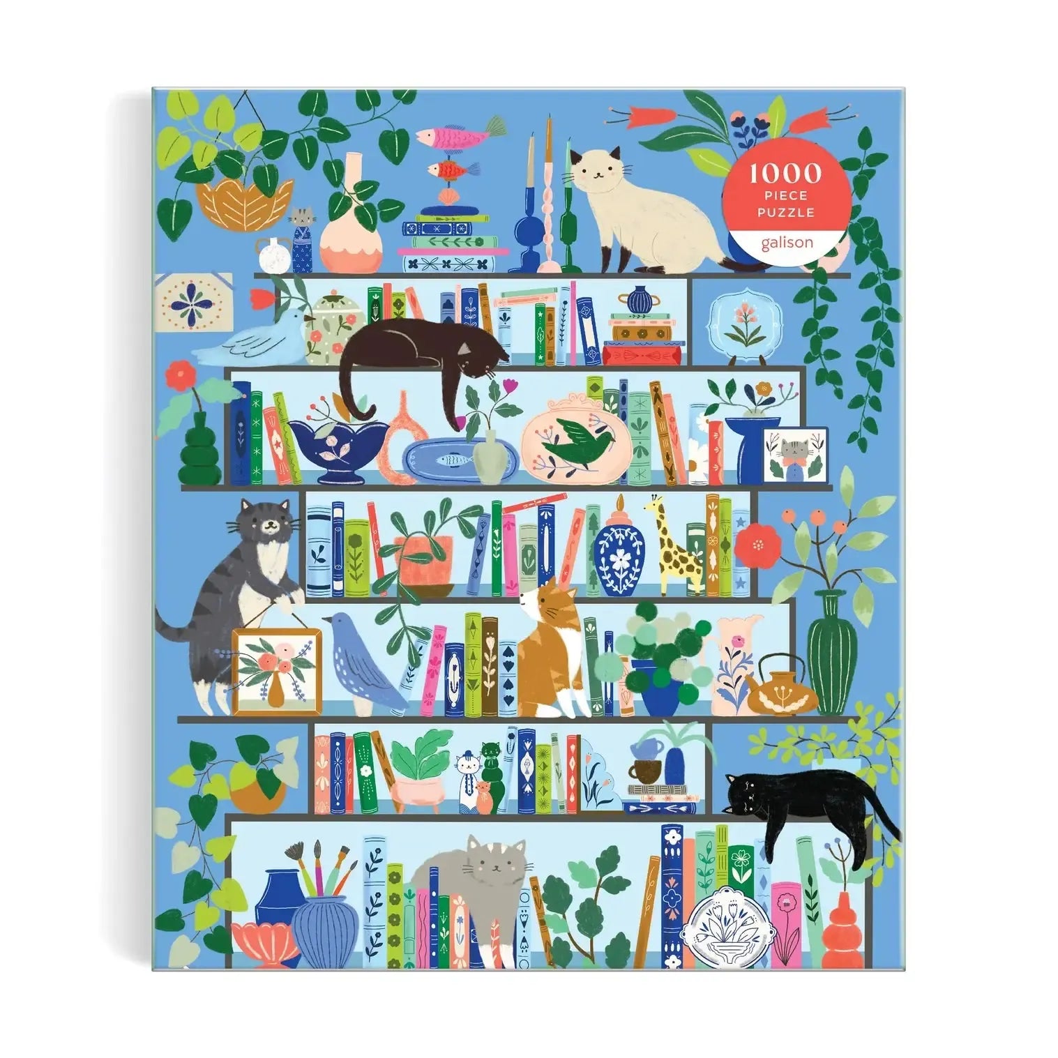 Purrfect Nook Puzzle 1000pc-Fun & Games-Galison-The Bay Room