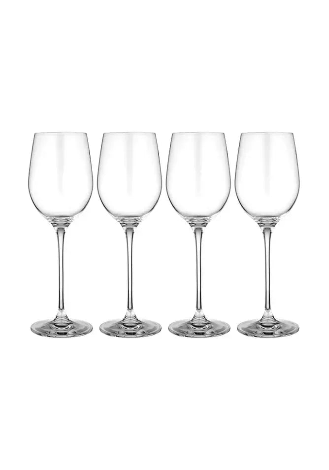 Quinn 4pk White Wine Glass-Dining & Entertaining-Tempa-The Bay Room