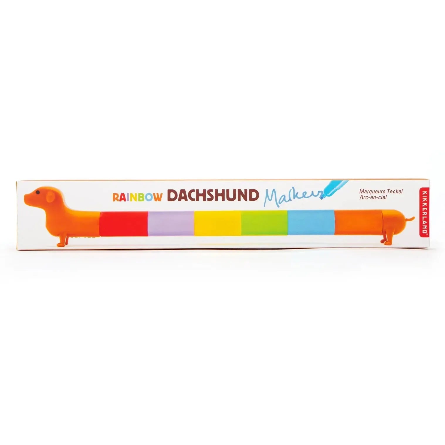 Rainbow Dachshund Markers-Toys-Kikkerland-The Bay Room