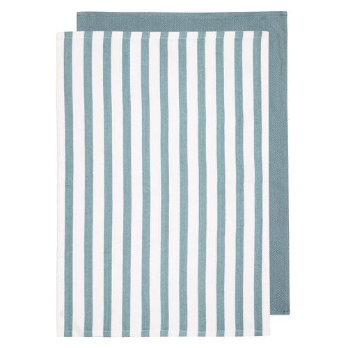 Raya Cotton Bamboo 2pk Kitchen - Teal-Kitchenware-Ladelle-The Bay Room
