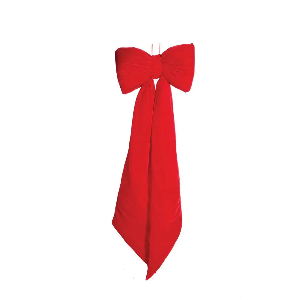 Red Elongated Bow-Christmas-Holly & Ivy-The Bay Room
