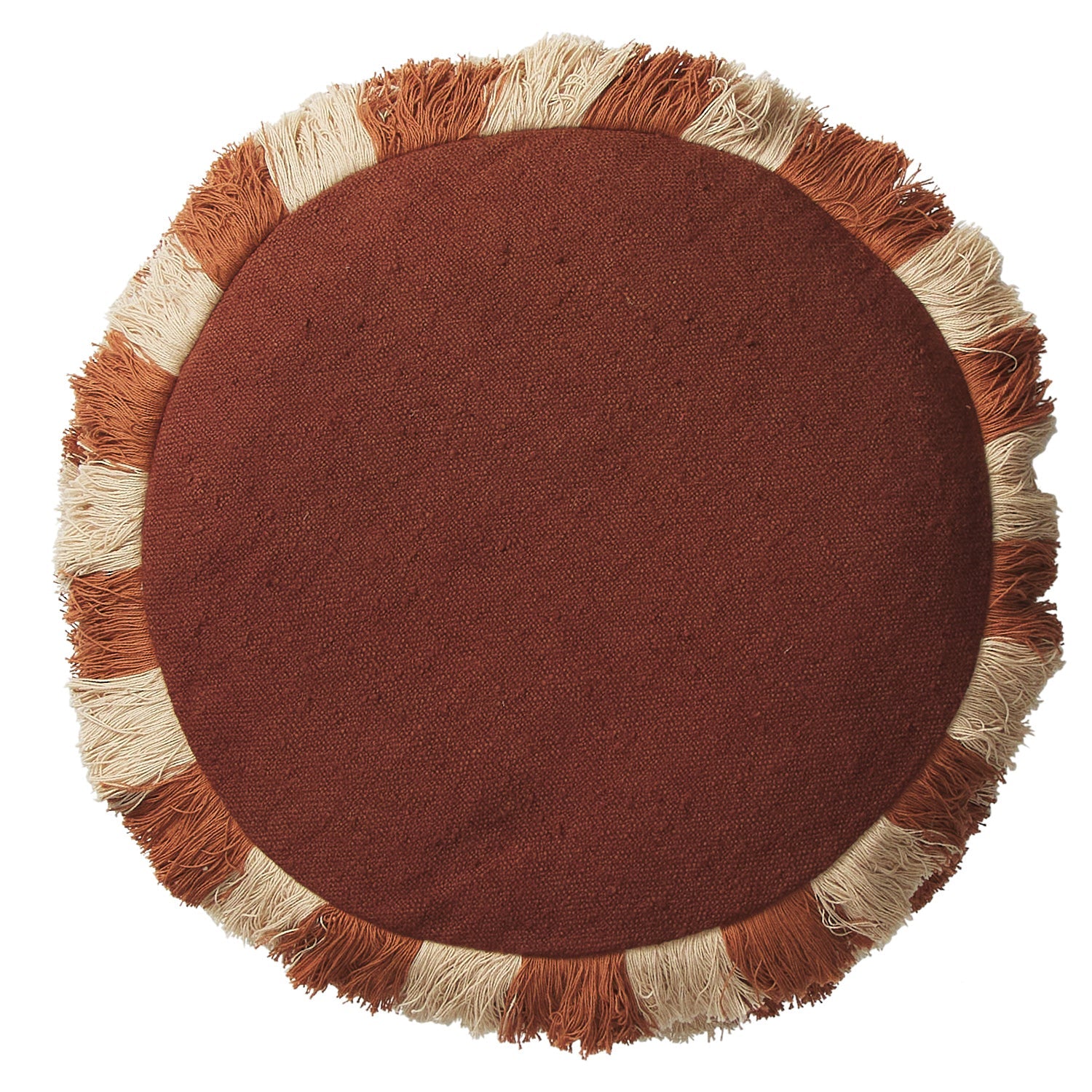 Reese Round Cushion - Umber-Soft Furnishings-Sage & Clare-The Bay Room