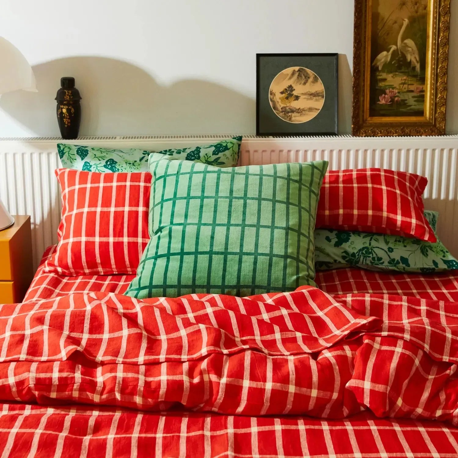 Remi Velvet Cushion - Emerald-Soft Furnishings-Sage & Clare-The Bay Room