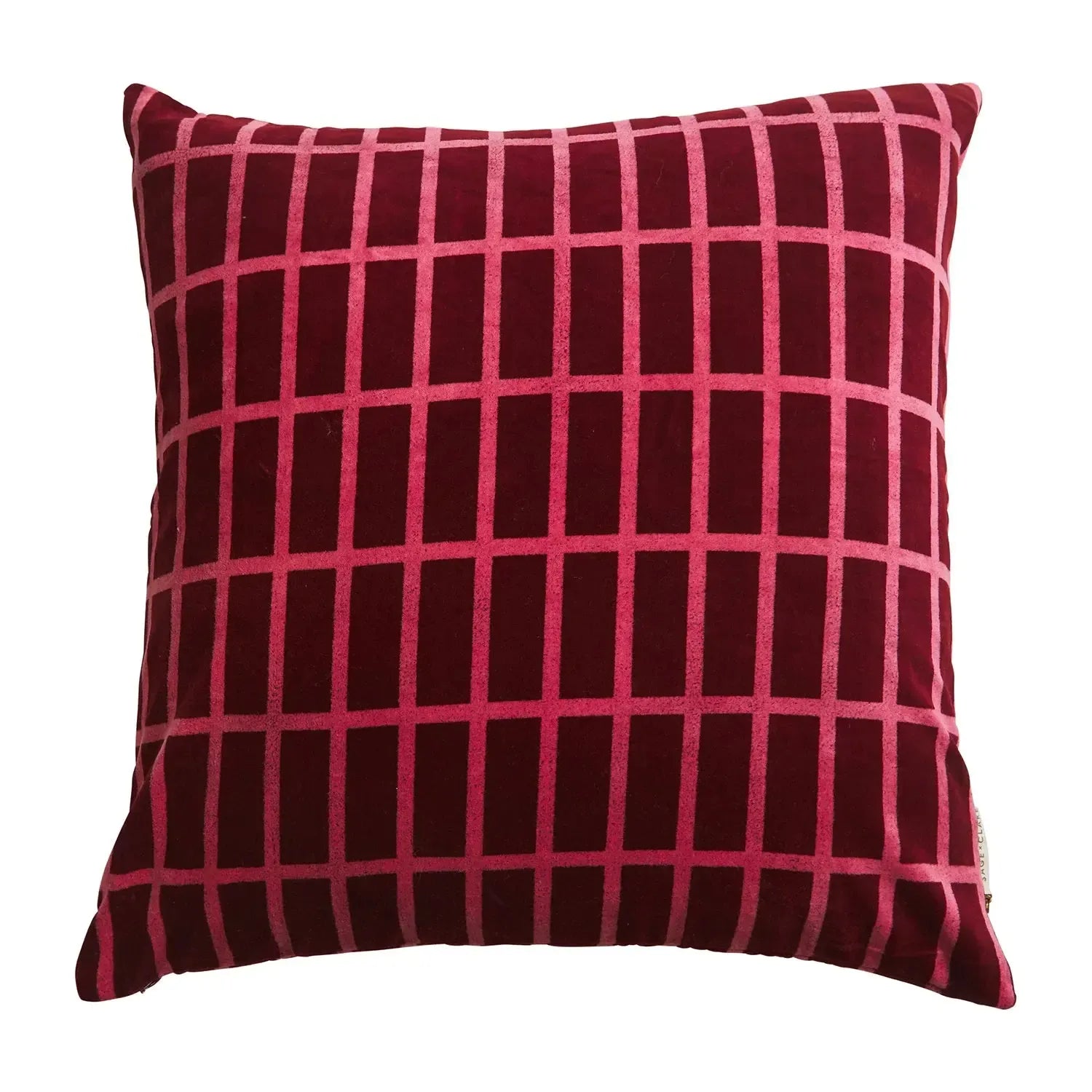 Remi Velvet Cushion - Mahogany-Soft Furnishings-Sage & Clare-The Bay Room