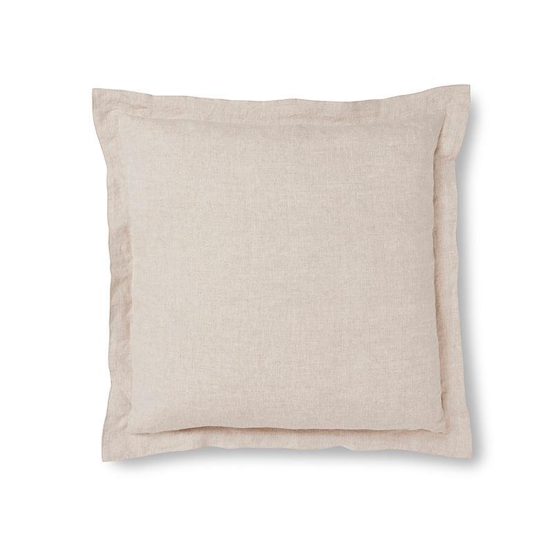 Riley Natural Linen Cushion 55cm-Soft Furnishings-Madras Link-The Bay Room