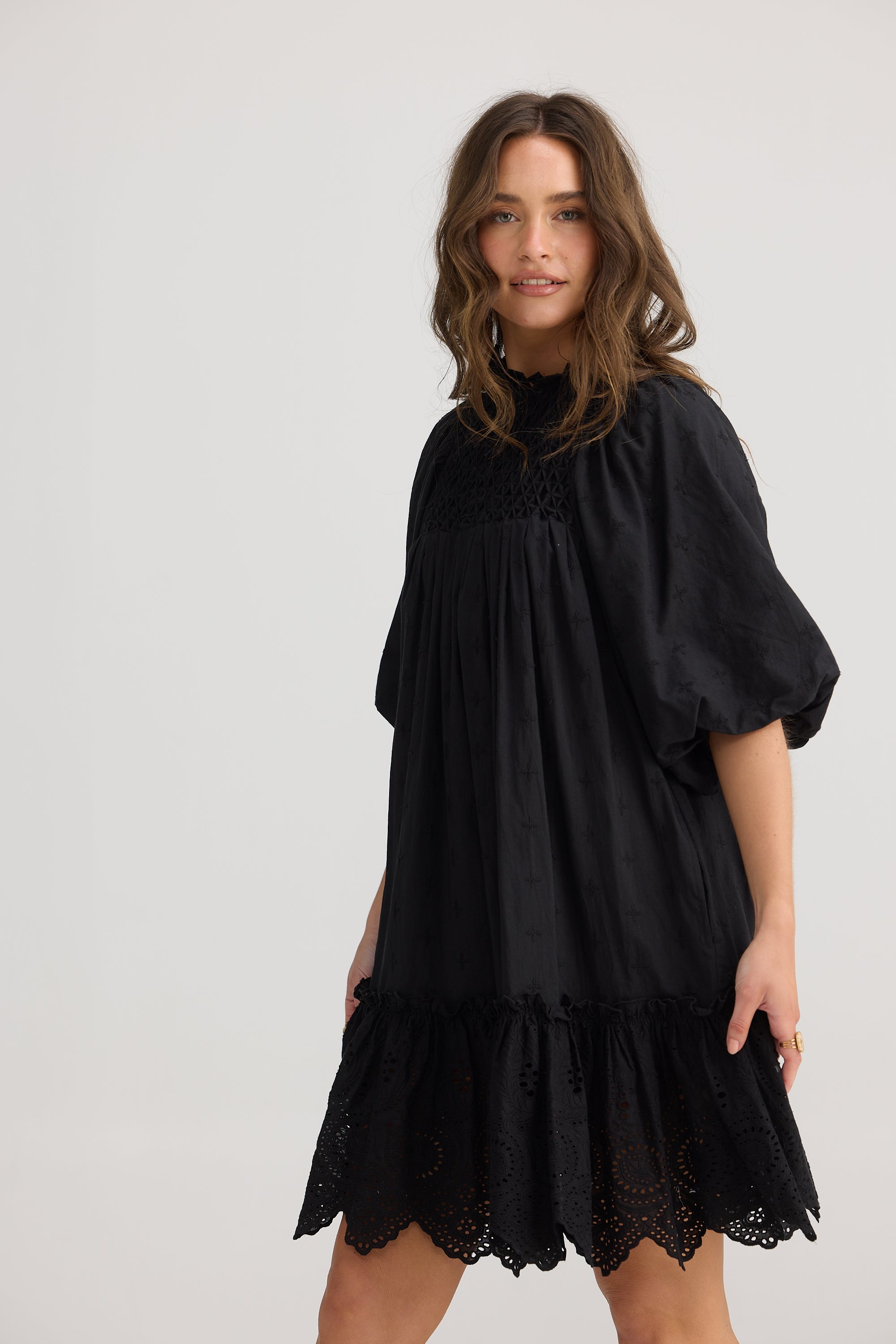 Rimini Dress - Black-Dresses-Talisman-The Bay Room