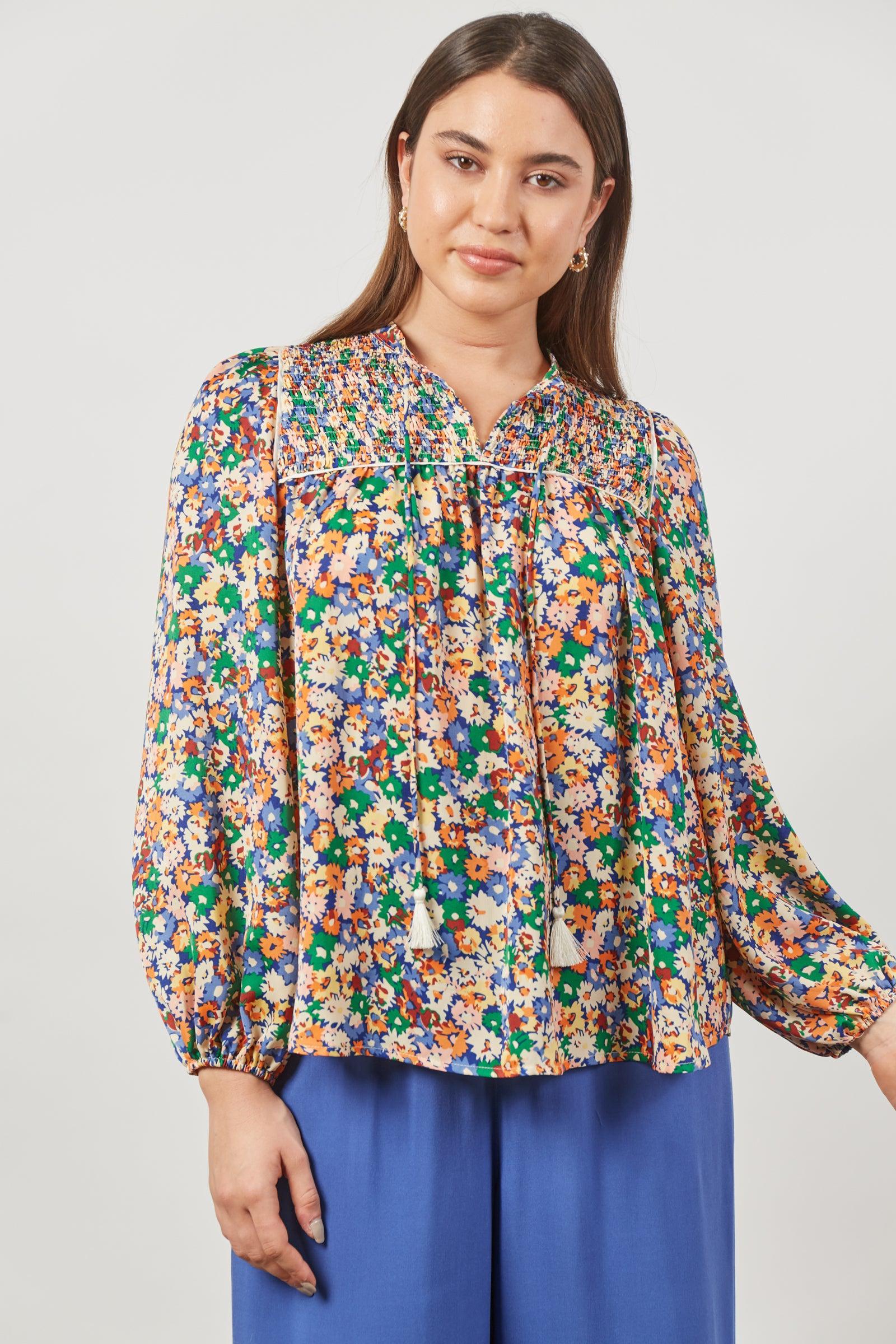 Romance Blouse - Meadow Bloom-Tops-Isle Of Mine-The Bay Room