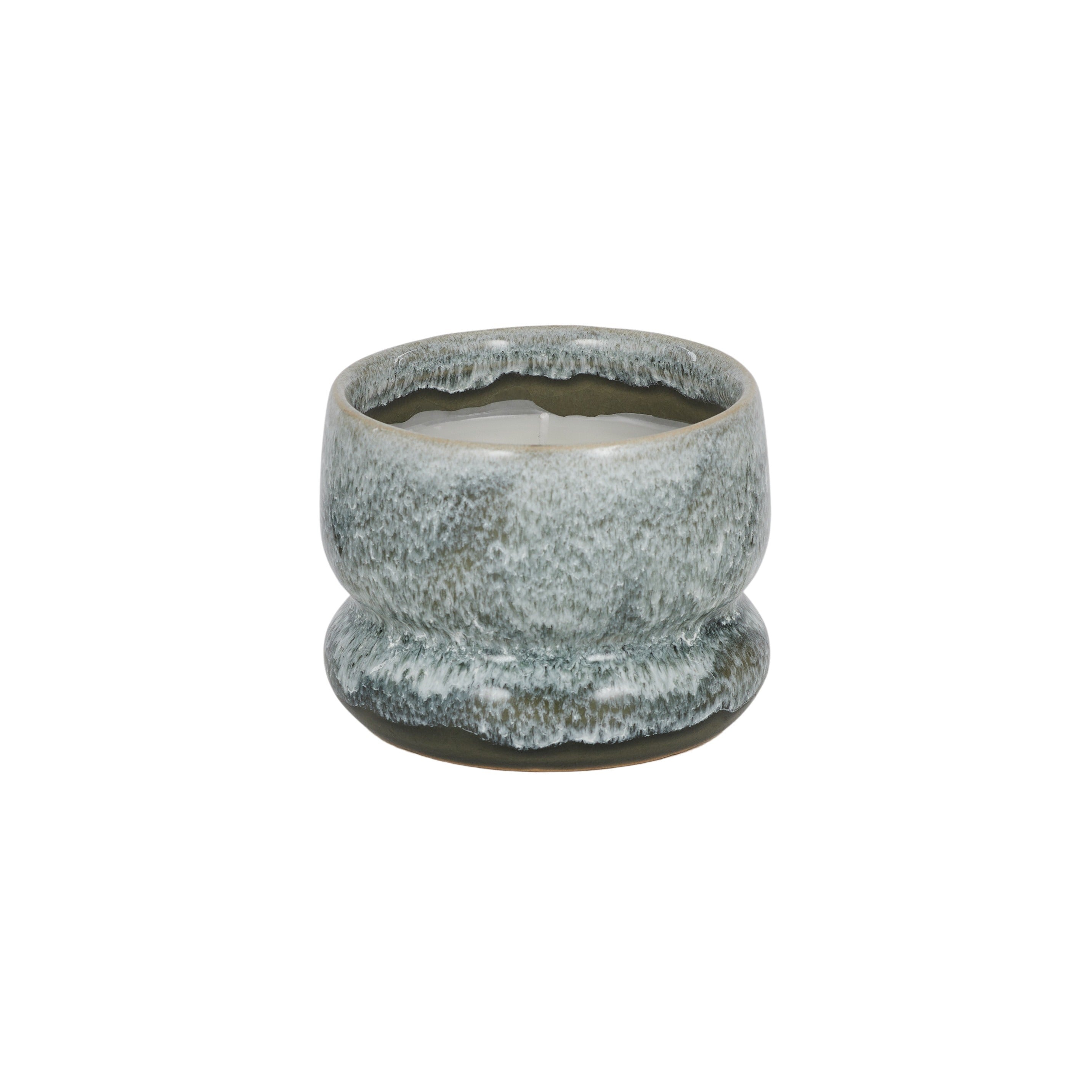 Romini Ceramic Candle Jar 10x8cm Pine-Candles & Fragrances-Coast To Coast Home-The Bay Room