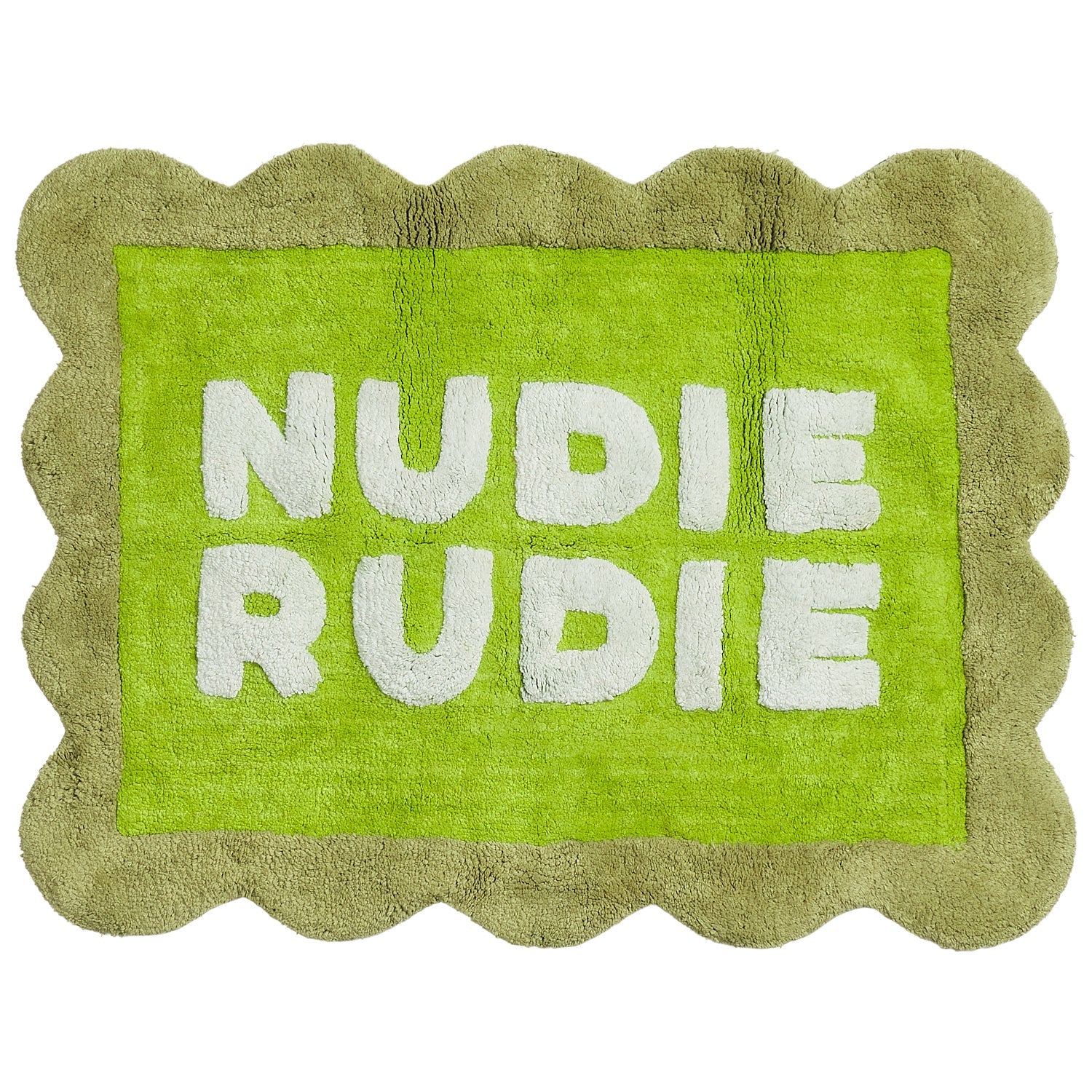 Romy Nudie Bath Mat - Cactus Green-Soft Furnishings-Sage & Clare-The Bay Room