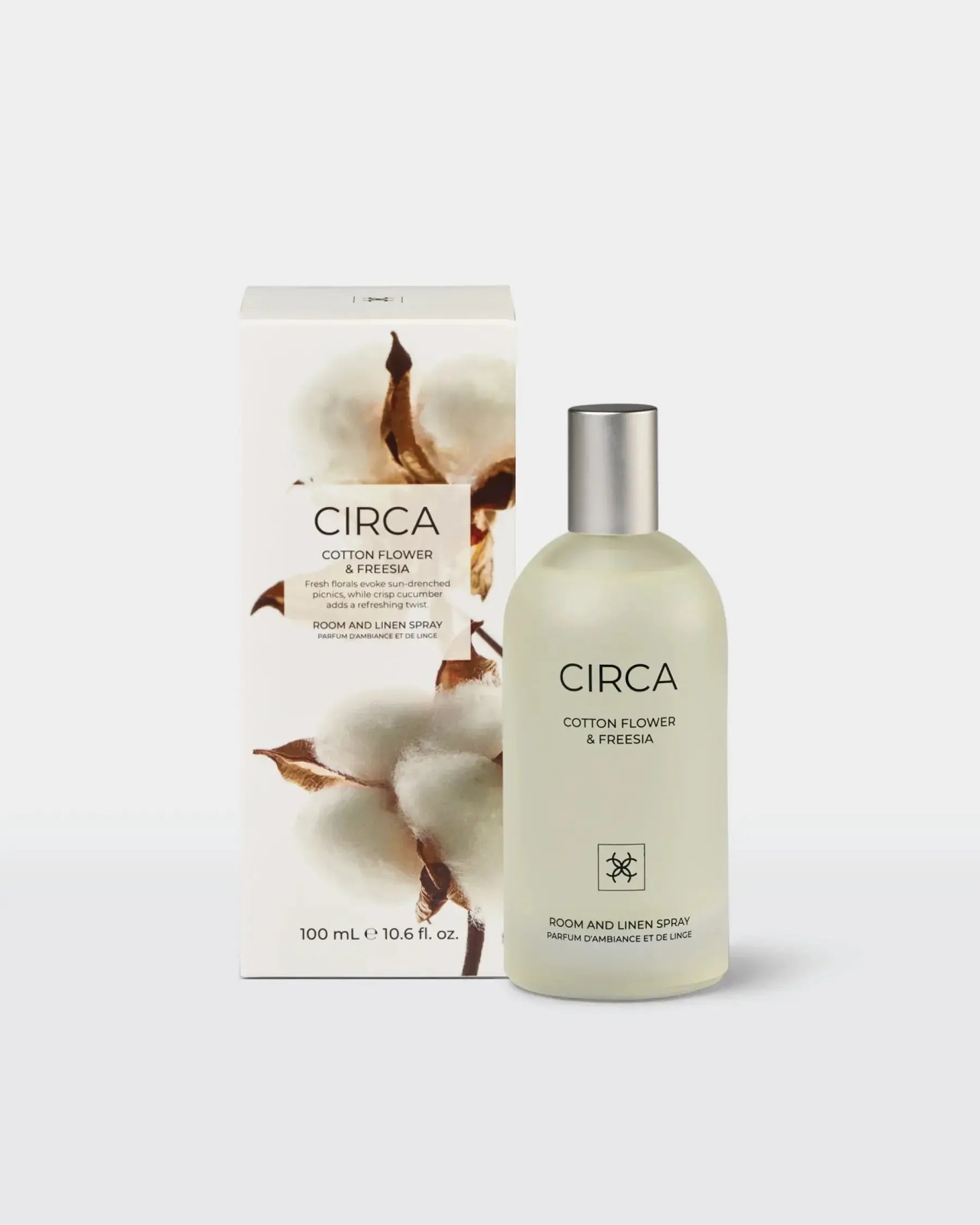 Room & Linen Spray 100ml-Candles & Fragrances-Circa-Cotton Flower & Freesia-The Bay Room