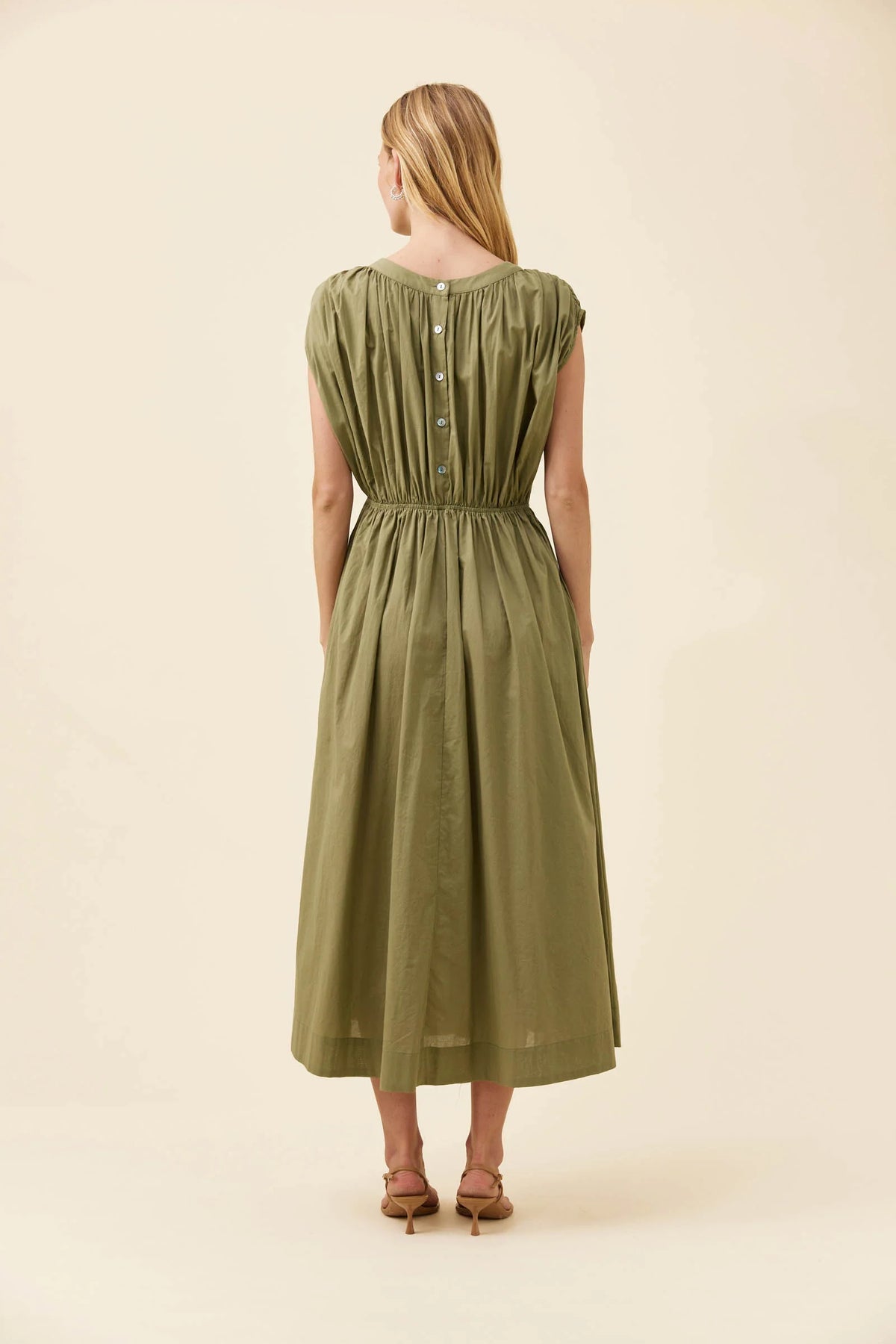 Rosa Reversible Maxi Dress - Sage-Dresses-Isle Of Mine-The Bay Room