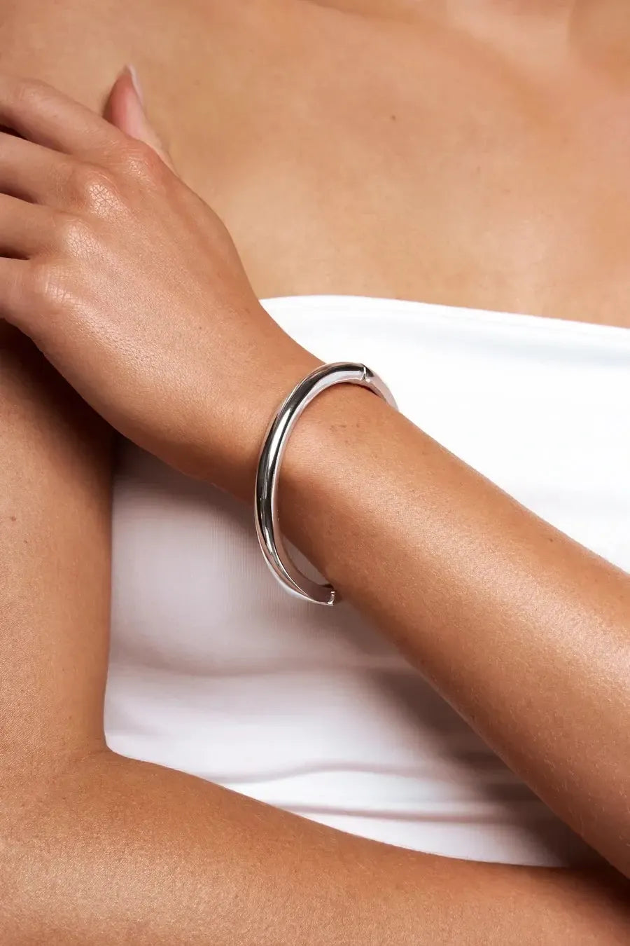 Rowe Silver Bangle-Jewellery-Liberte-The Bay Room