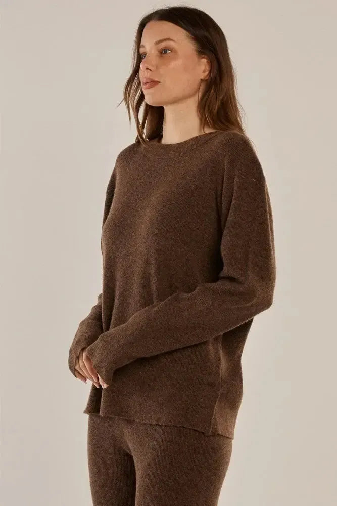 Ruby Knit Sweater - Espresso-Knitwear & Jumpers-Betty Basics-The Bay Room