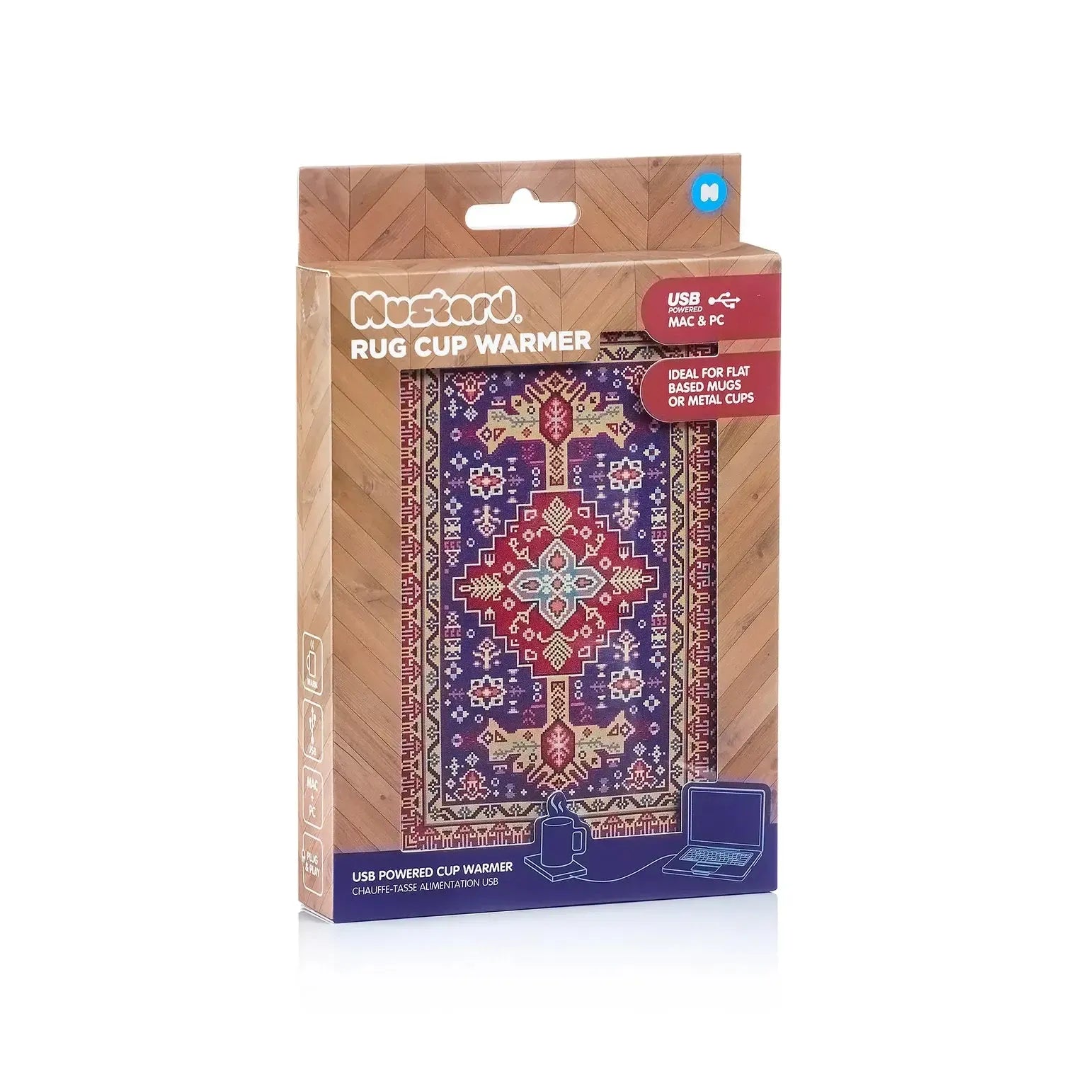 Rug Cup Warmer-Fun & Games-Mustard-The Bay Room
