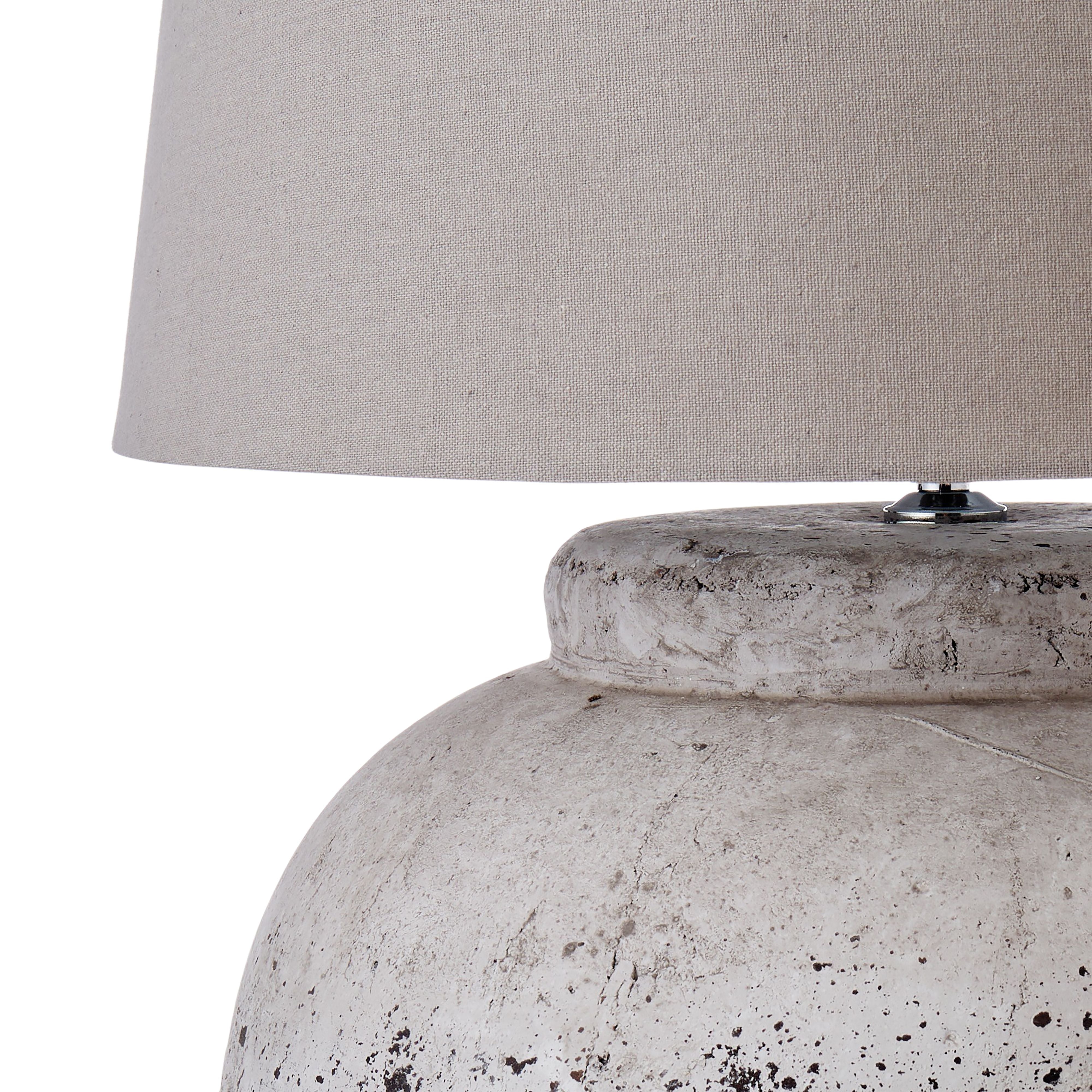 Rust Ceramic Table Lamp-Lighting-Amalfi-The Bay Room