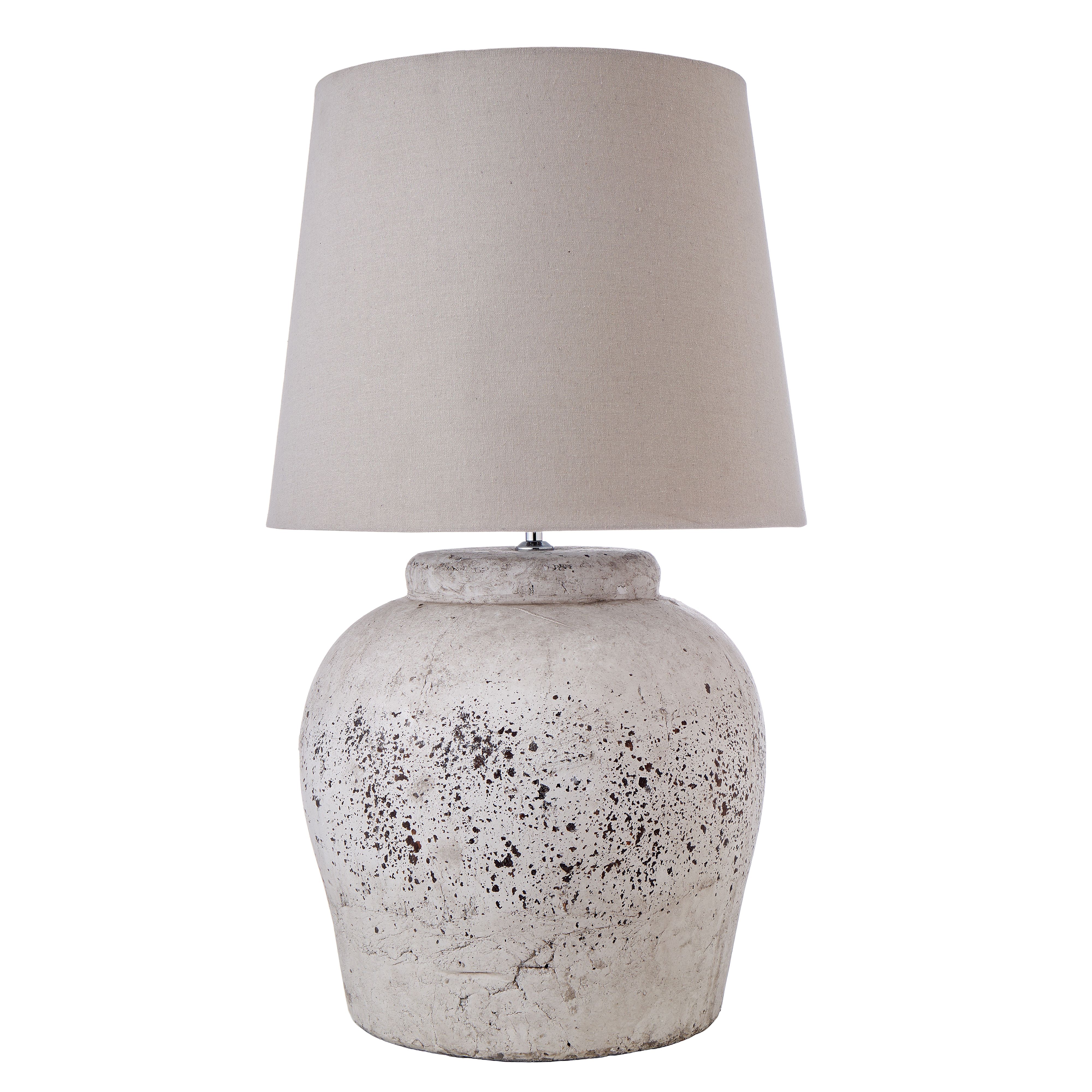 Rust Ceramic Table Lamp-Lighting-Amalfi-The Bay Room