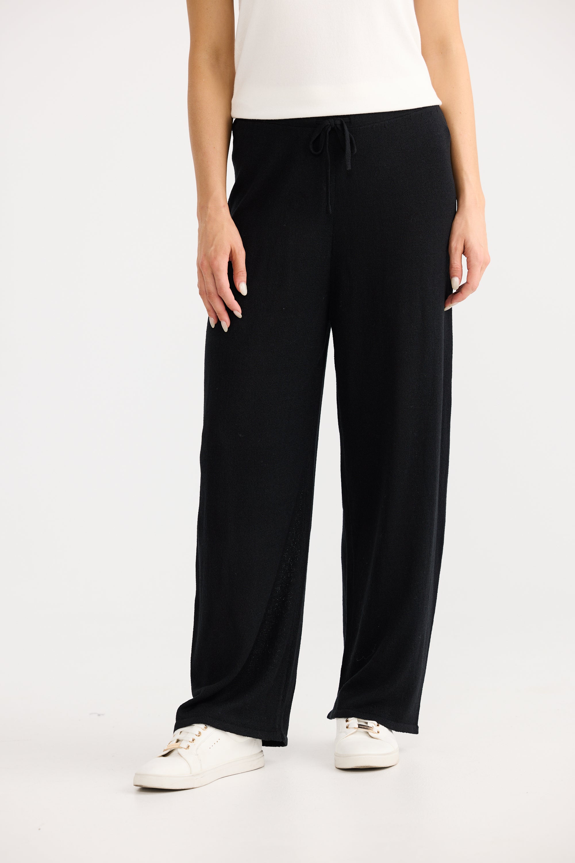 Ruthie Knit Pant - Black-Pants-Home Love-The Bay Room