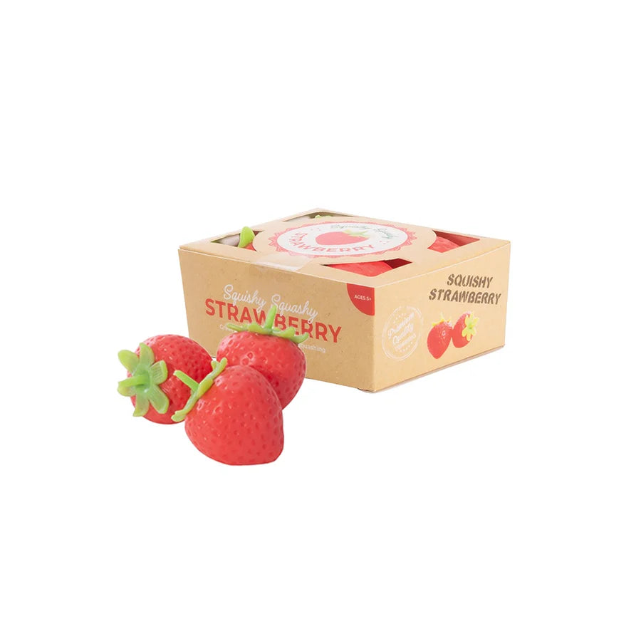 Squishy Strawberry - Set of 4