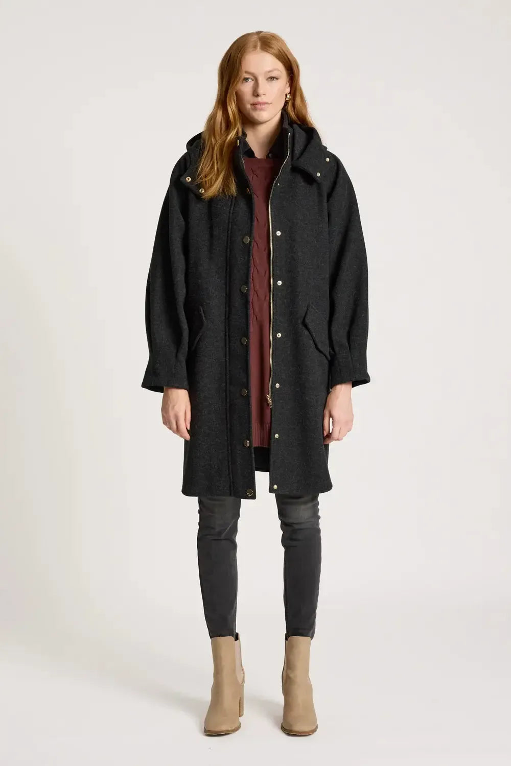 Sable Hood Jacket - Char-Jackets, Coats & Vests-Eb & Ive-The Bay Room