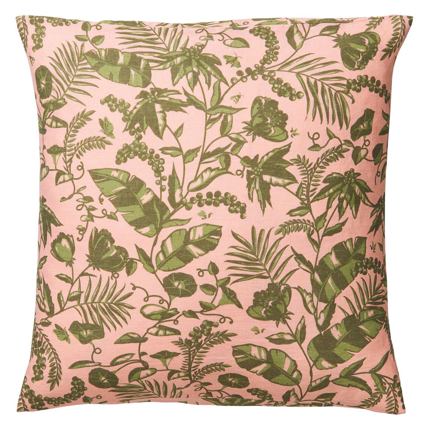 Safia Linen Euro Pillowcase Set - Martini-Soft Furnishings-Sage & Clare-The Bay Room